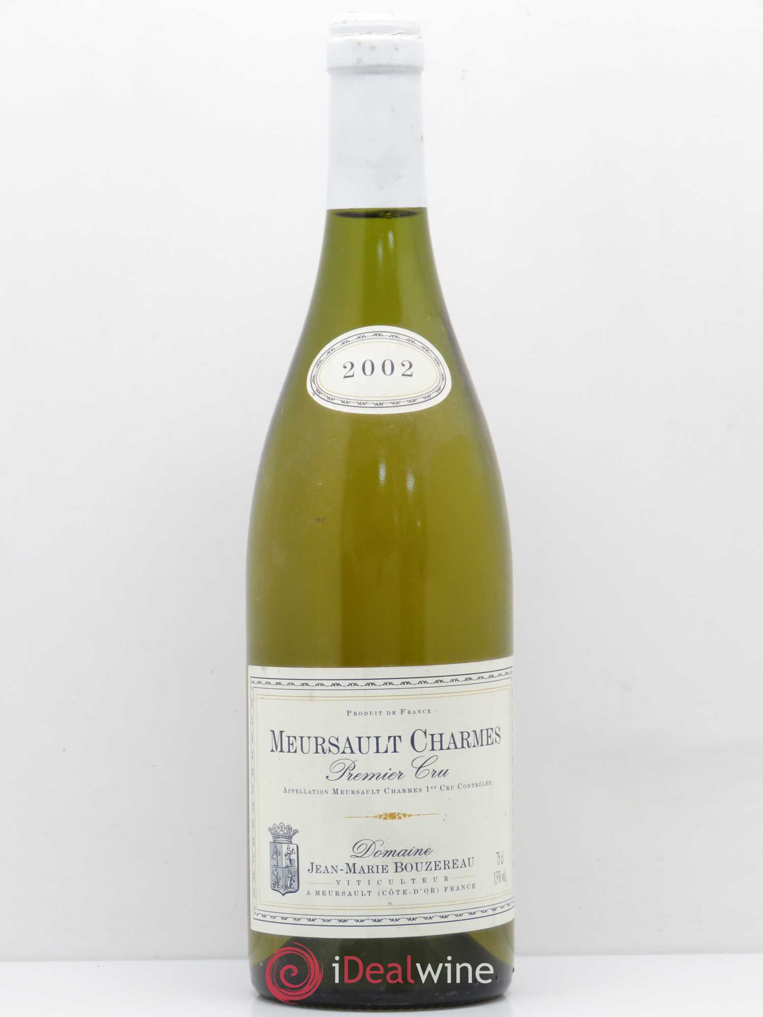 Meursault 1er Cru Les Charmes Jean-Marie Bouzereau 2002 - Posten von 1 Flasche - 0