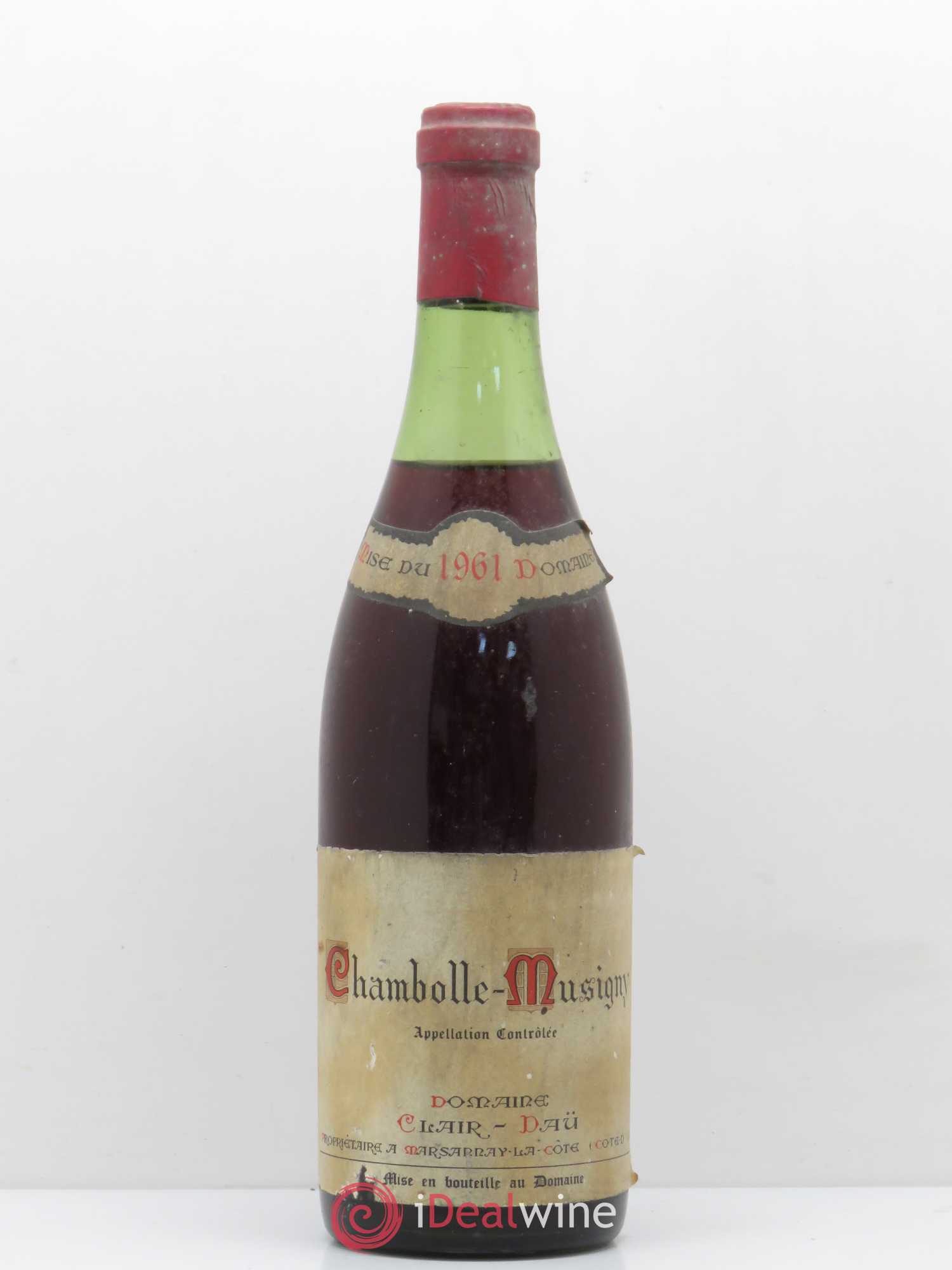 Chambolle-Musigny Clair Daü 1961 - Lot de 1 bouteille - 0