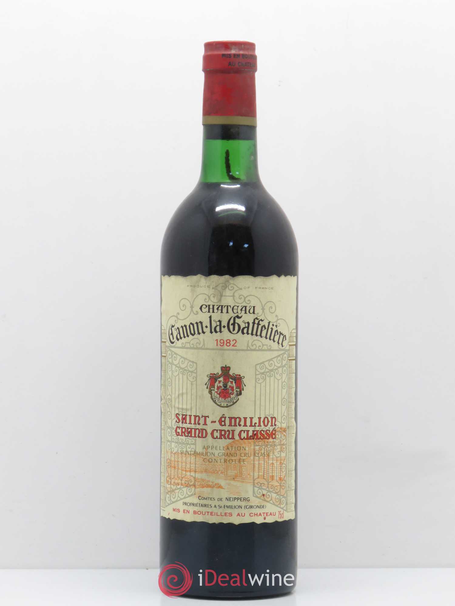 Château Canon la Gaffelière 1er Grand Cru Classé B 1982 - Lot de 1 bouteille - 0
