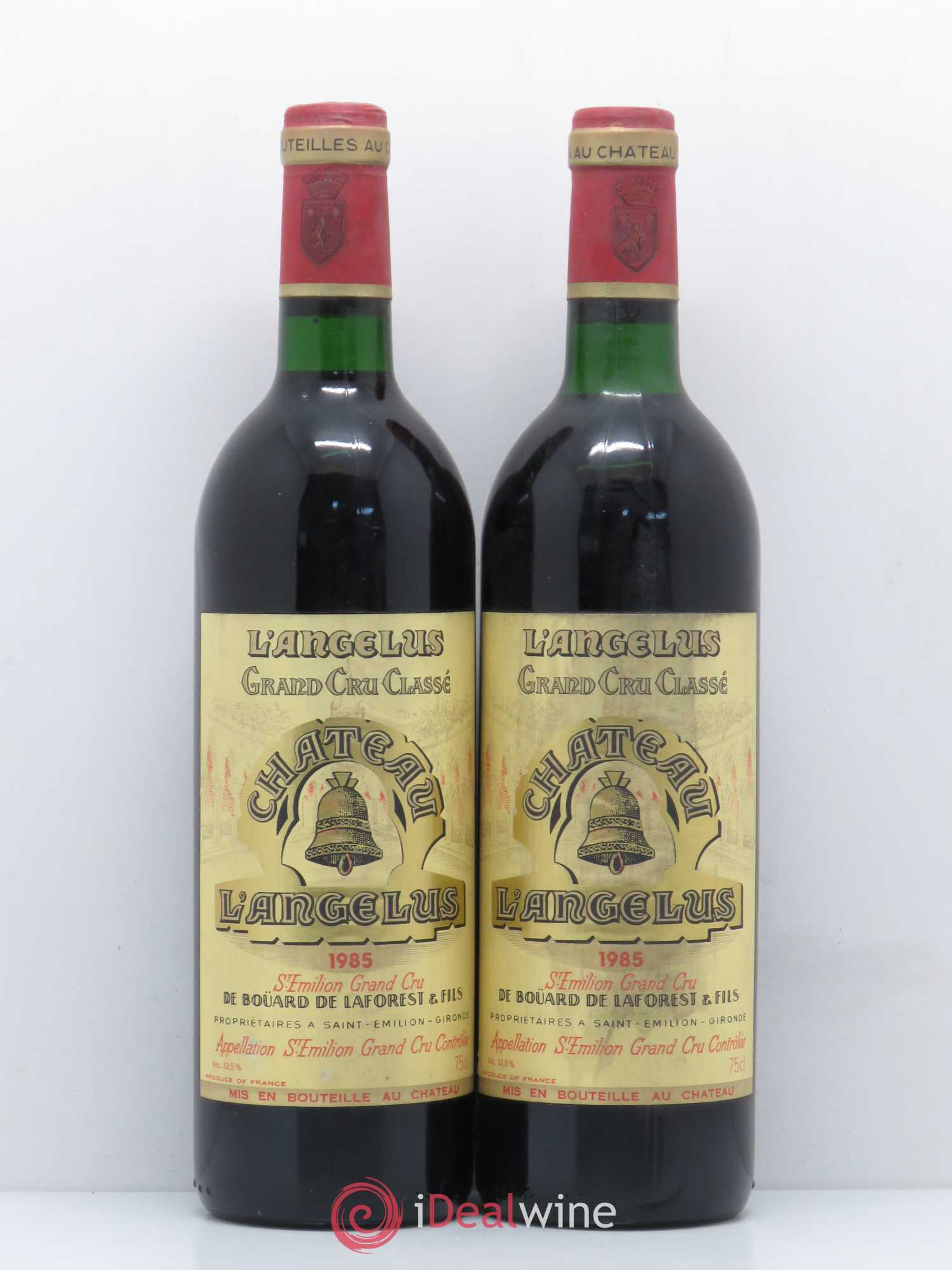 Château Angélus 1er Grand Cru Classé A 1985 - Lot de 2 bouteilles - 0