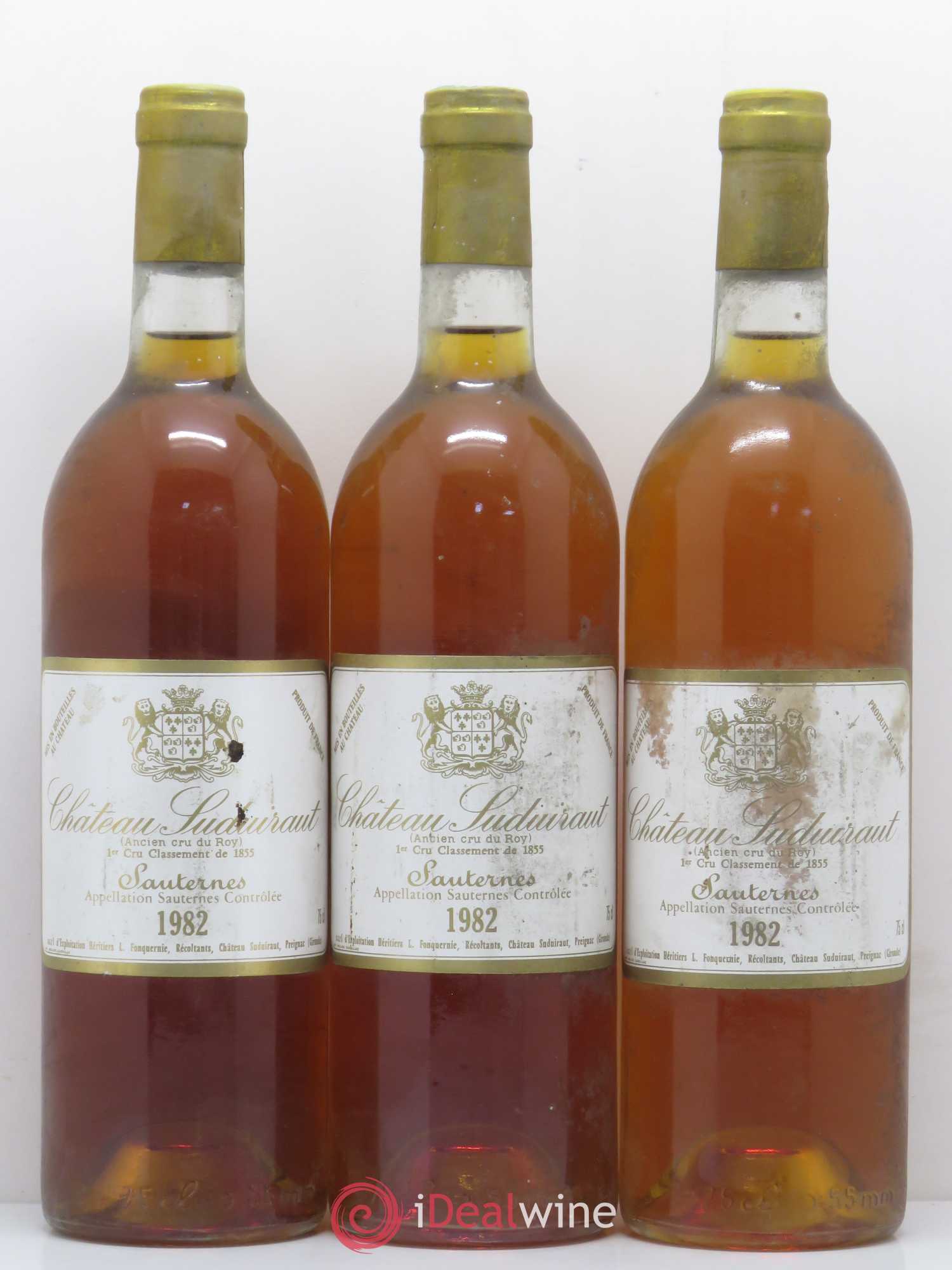 Château Suduiraut 1er Grand Cru Classé 1982 - Lotto di 6 bottiglie - 1