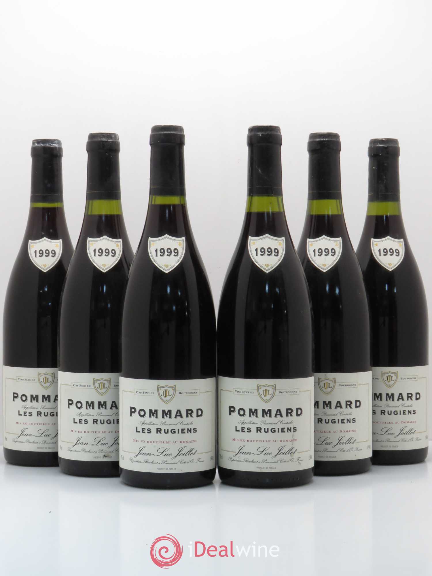 Pommard Les Rugiens Joillot 1999 - Lot de 6 bouteilles - 0