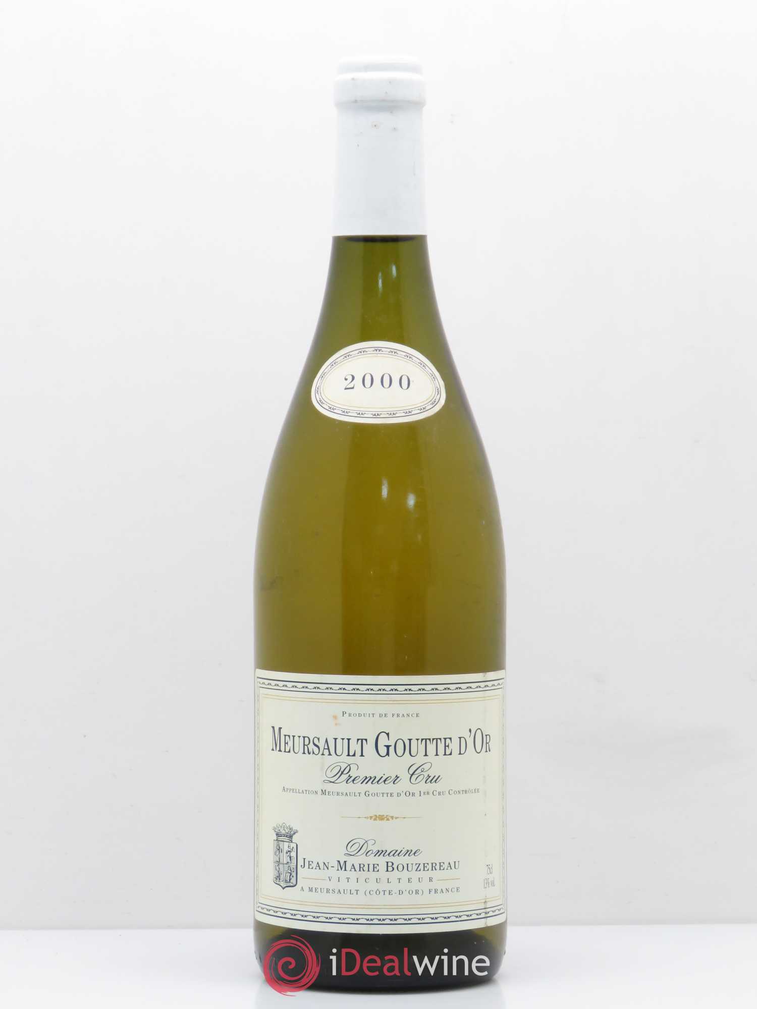 Meursault 1er Cru Goutte D'Or Jean-Marie Bouzereau 2000 - Posten von 1 Flasche - 0