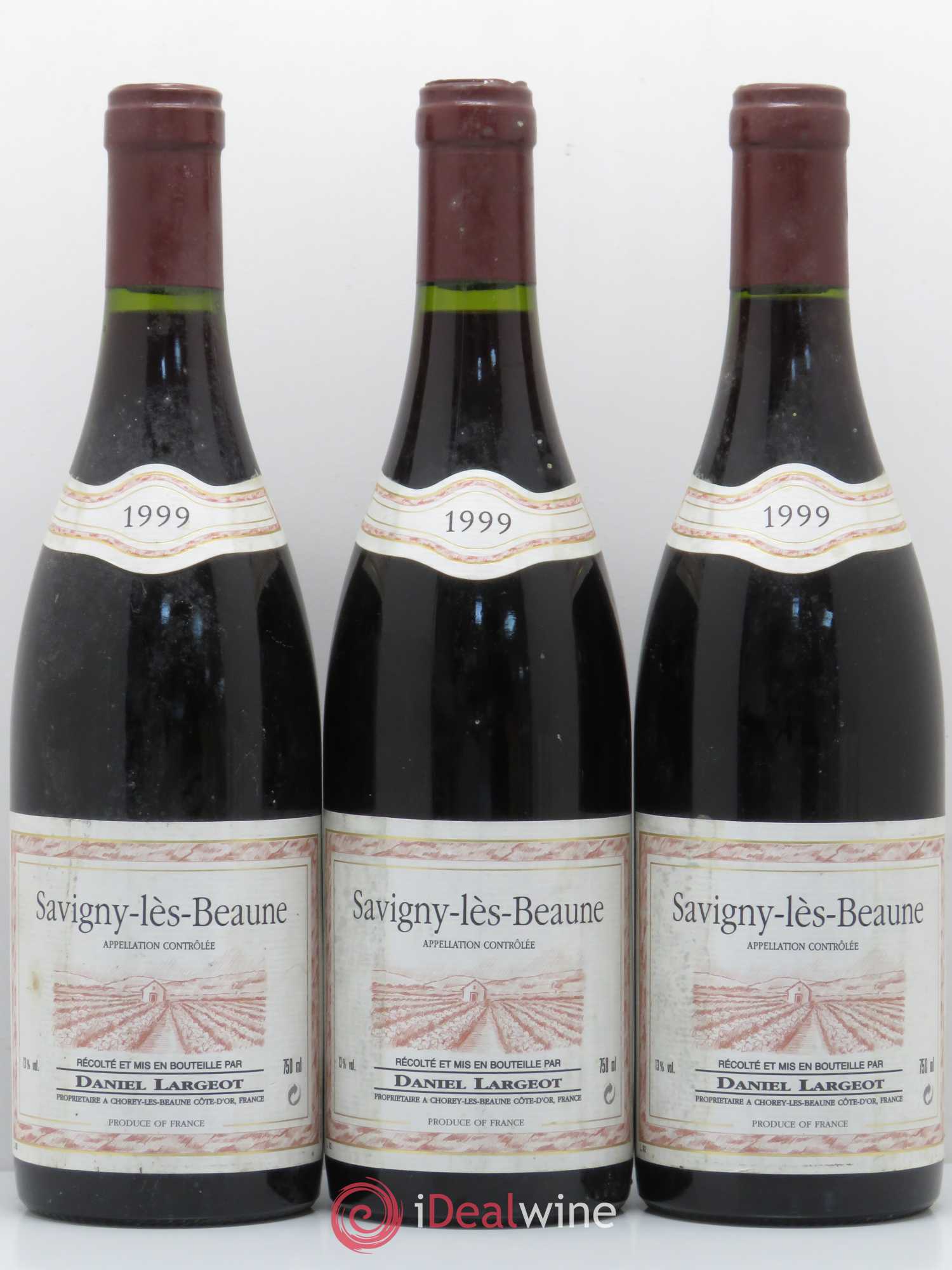 Savigny-lès-Beaune Largeot 1999 - Lot de 3 bouteilles - 0