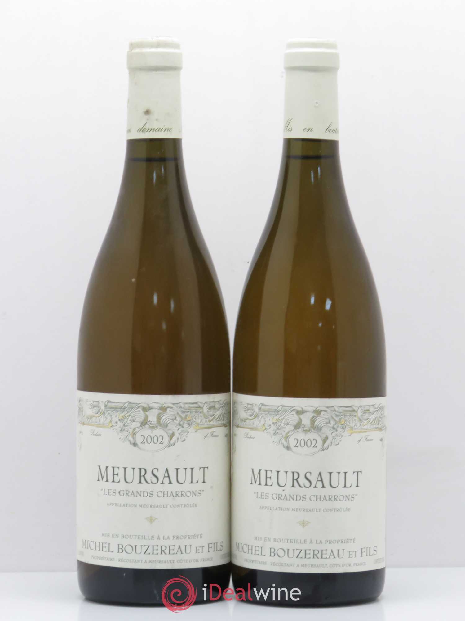 Meursault Les Grands Charrons Michel Bouzereau et Fils (Domaine) (sans prix de réserve) 2002 - Lot de 2 bouteilles - 0