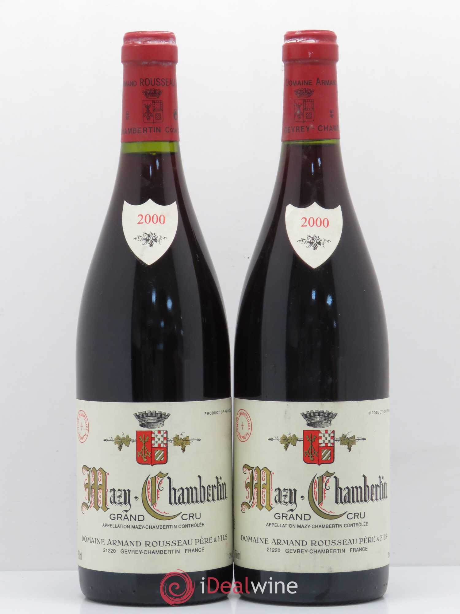 Mazis-Chambertin Grand Cru Armand Rousseau (Domaine) 2000 - Lot de 2 bouteilles - 0