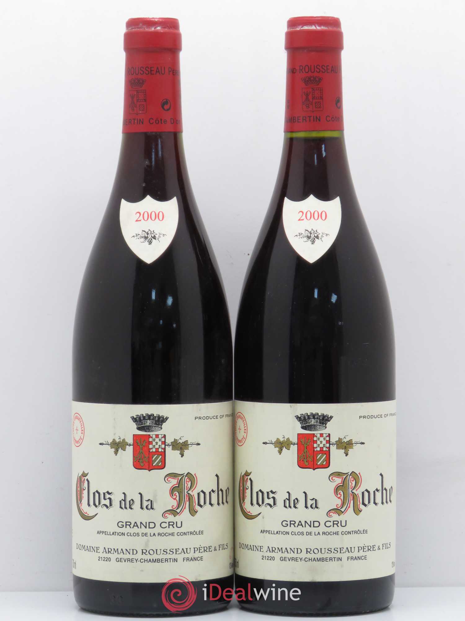 Clos de la Roche Grand Cru Armand Rousseau (Domaine) 2000 - Lot de 2 bouteilles - 0
