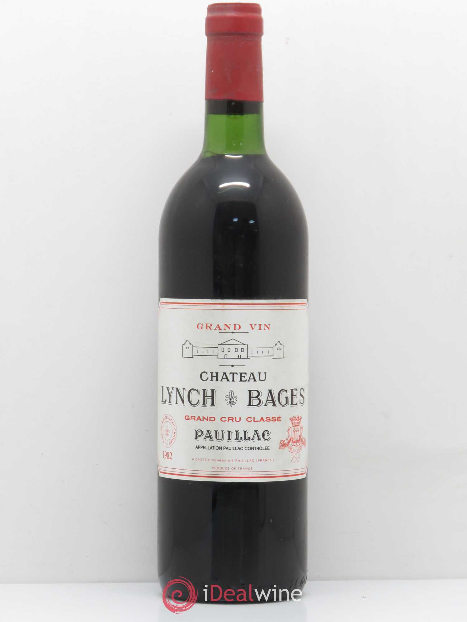 Château Lynch Bages 5ème Grand Cru Classé 1982 - Lot de 1 bouteille - 0