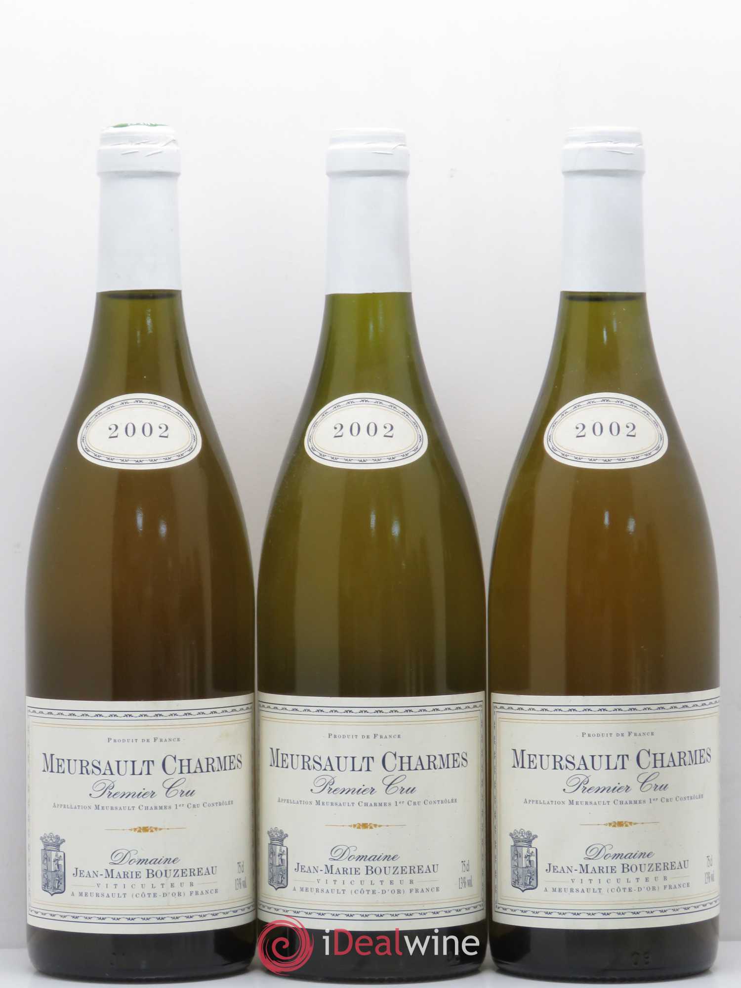 Meursault 1er Cru Jean-Marie Bouzereau 2002 - Posten von 6 Flaschen - 1
