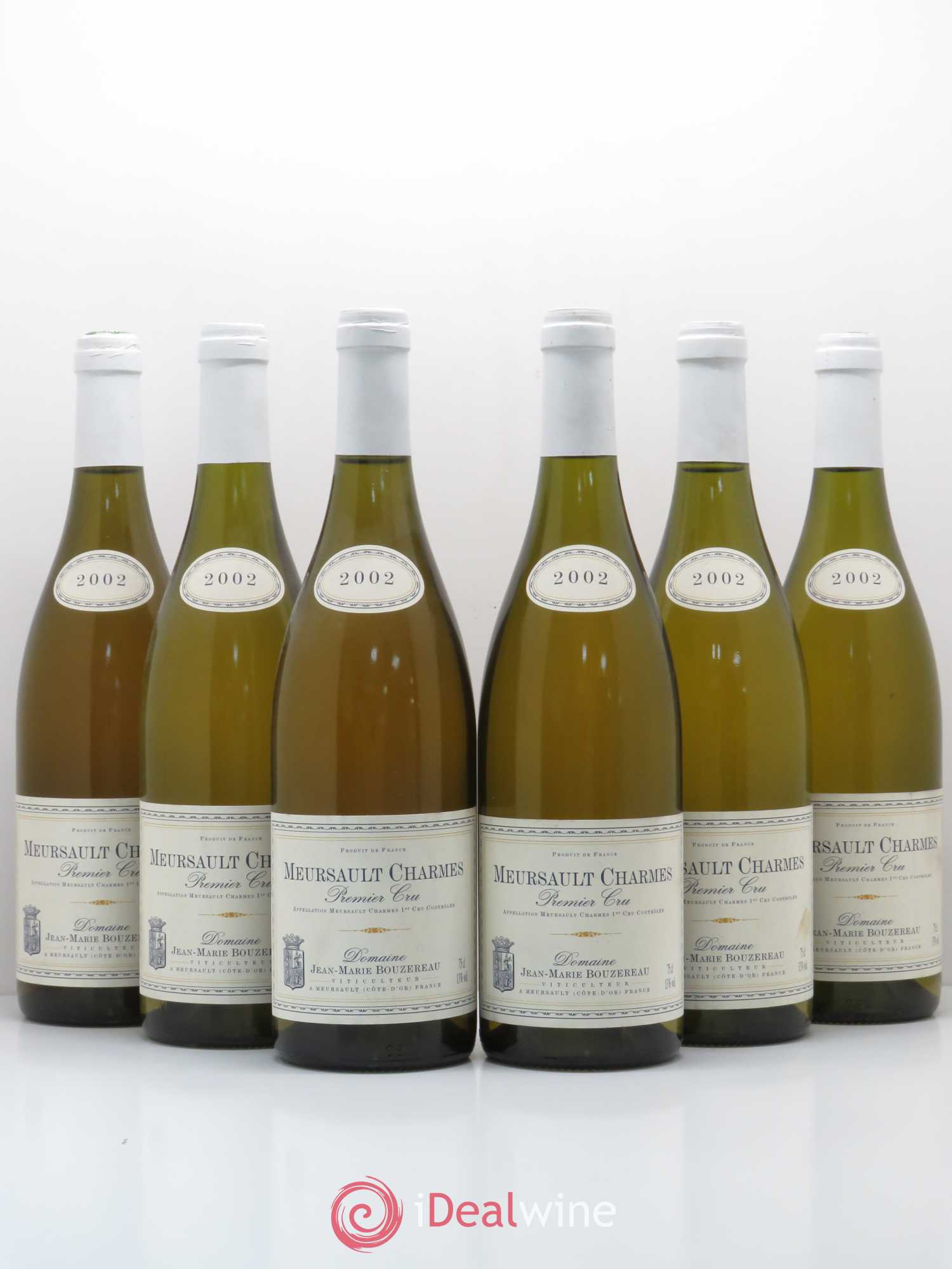 Meursault 1er Cru Jean-Marie Bouzereau 2002 - Posten von 6 Flaschen - 0