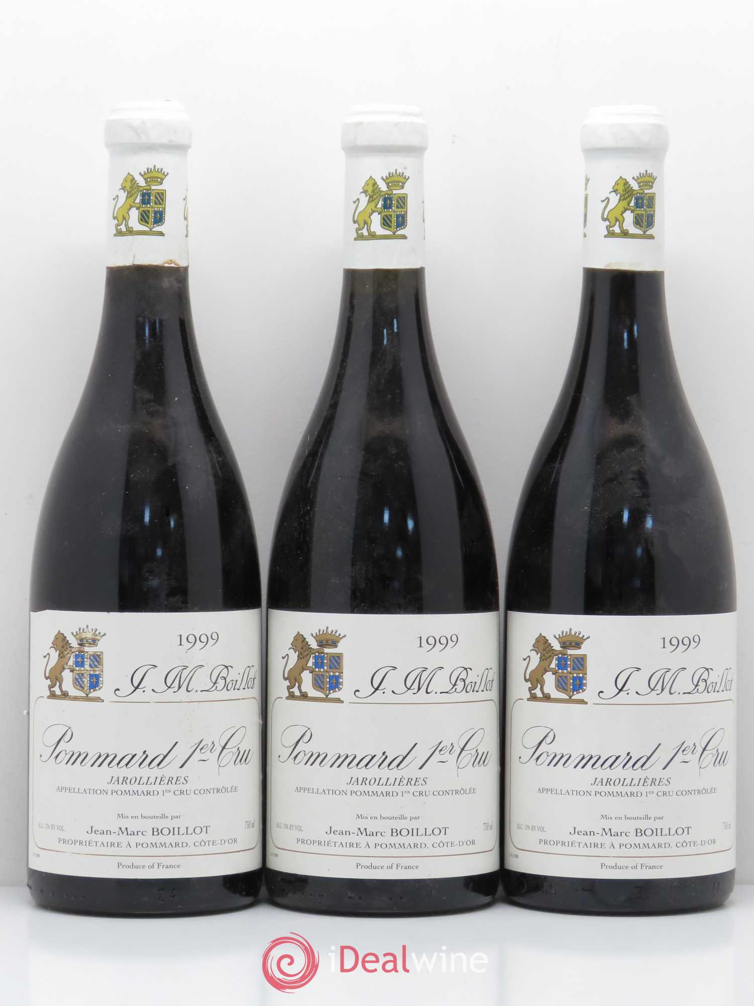 Pommard 1er Cru Jarollieres Jean-Marc Boillot 1999 - Posten von 5 Flaschen - 1