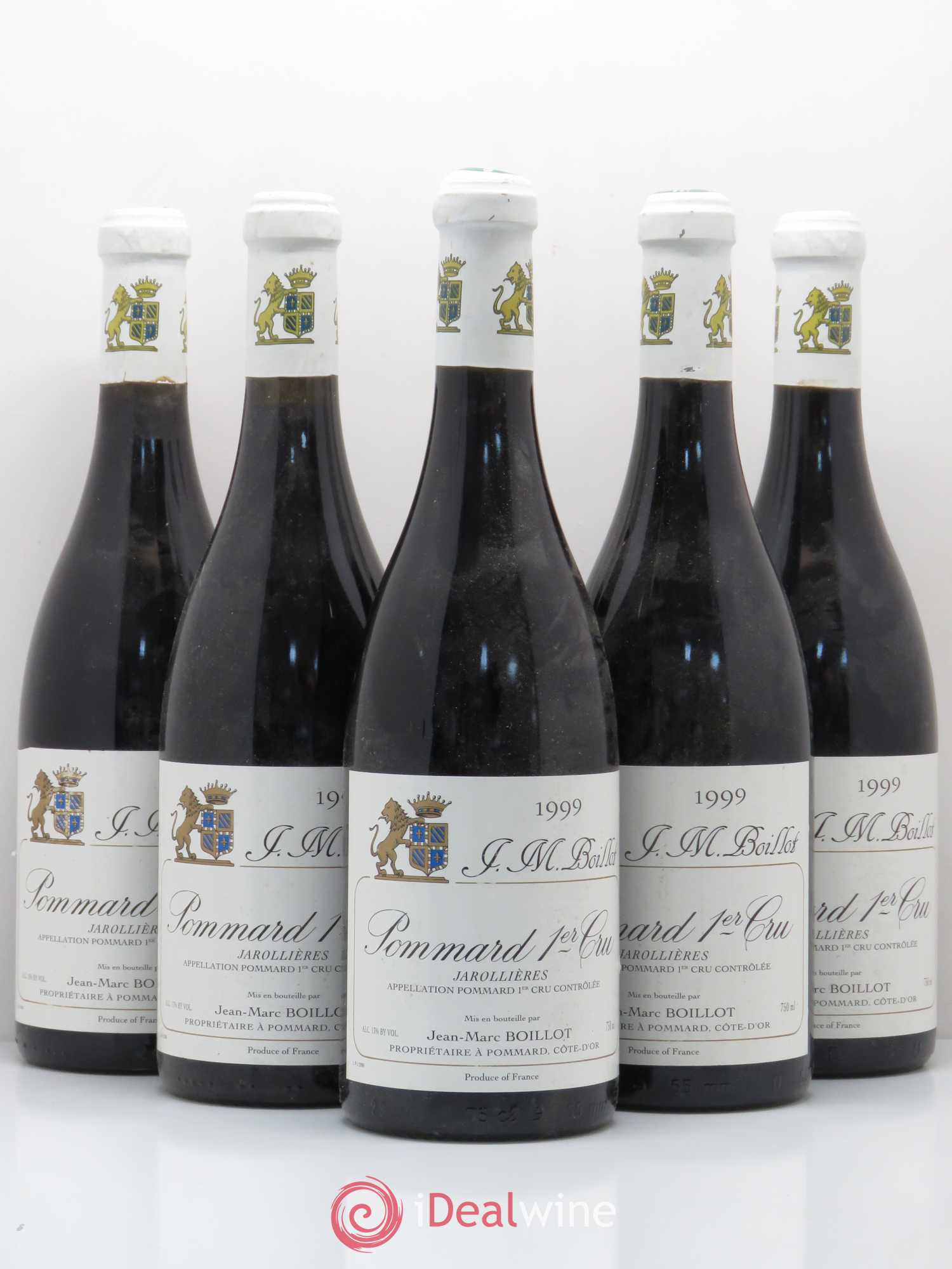 Pommard 1er Cru Jarollieres Jean-Marc Boillot 1999 - Posten von 5 Flaschen - 0