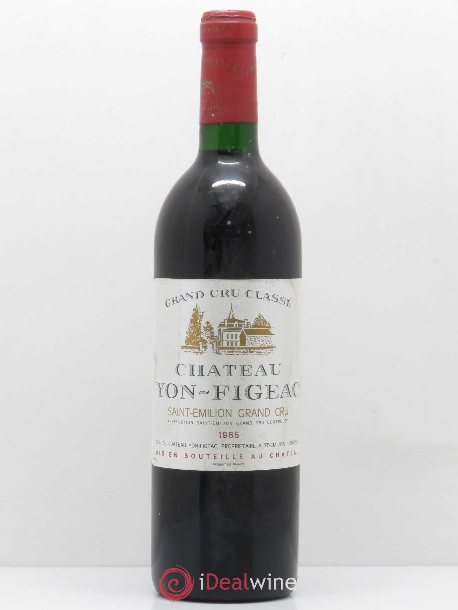 Château Yon Figeac Grand Cru Classé 1985 - Lot de 1 bouteille - 0