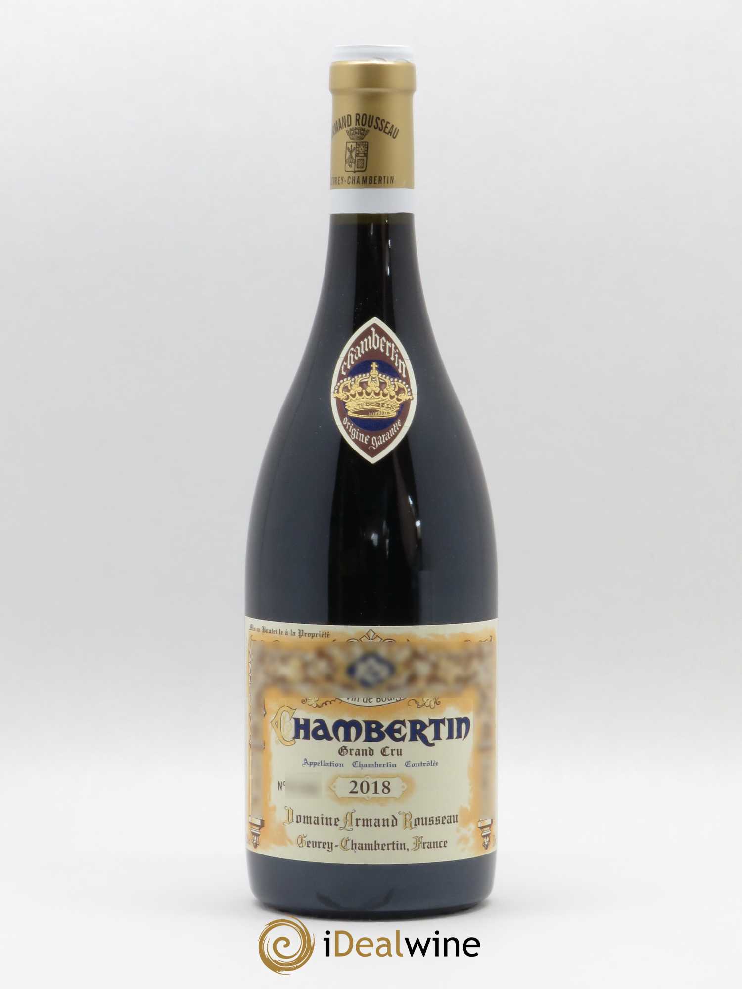 Chambertin Grand Cru Armand Rousseau (Domaine) 2018 - Lot de 1 bouteille - 0