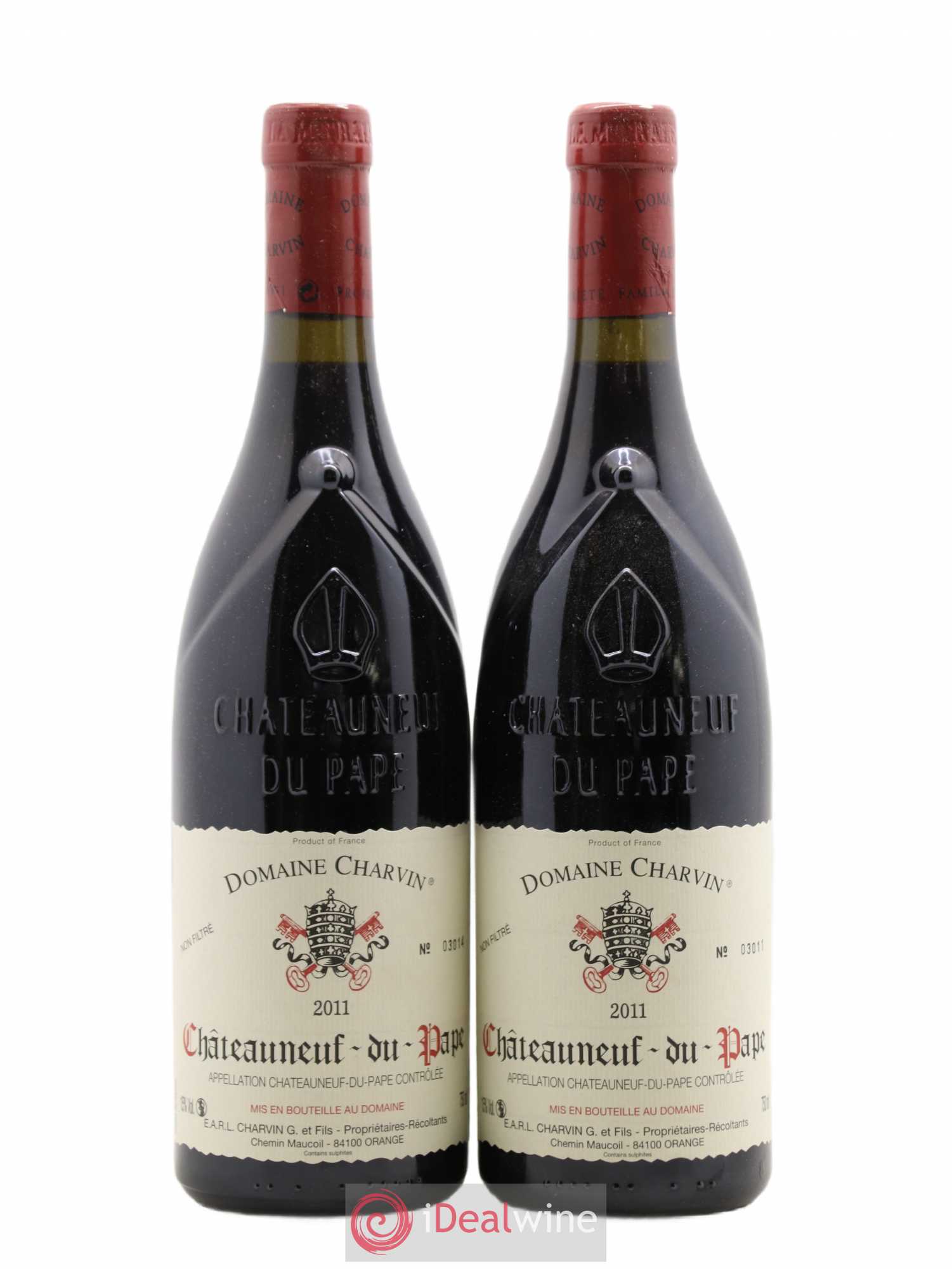 Châteauneuf-du-Pape Charvin (Domaine) 2011 - Lot de 2 bouteilles - 0
