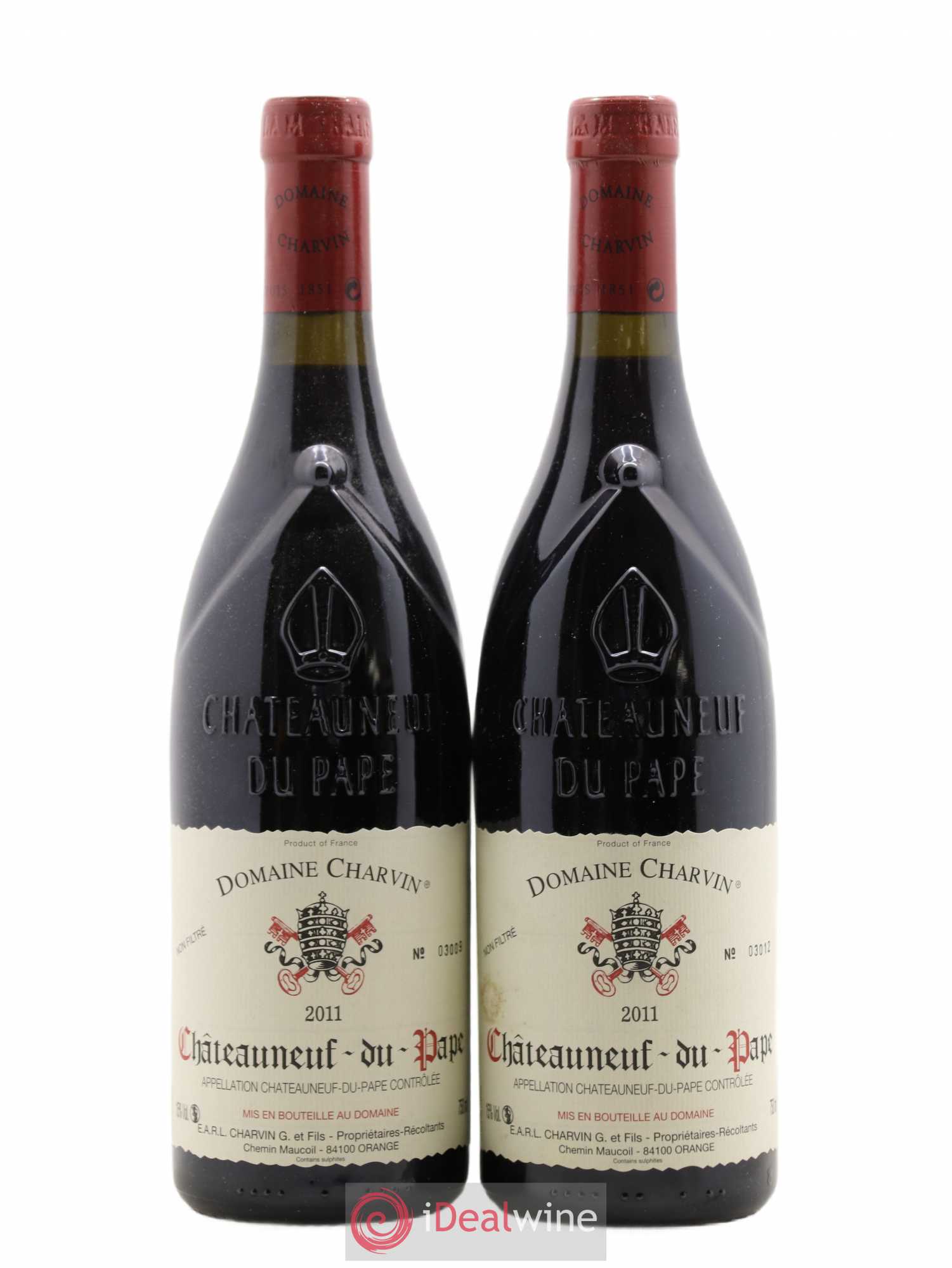 Châteauneuf-du-Pape Charvin (Domaine) 2011 - Lot de 2 bouteilles - 0