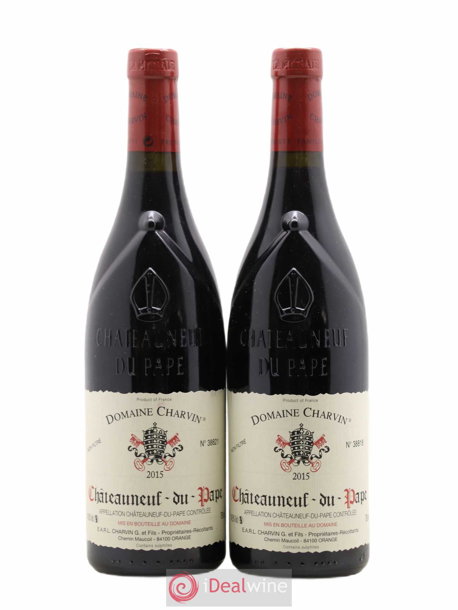 Châteauneuf-du-Pape Charvin (Domaine) 2015 - Lot de 2 bouteilles - 0
