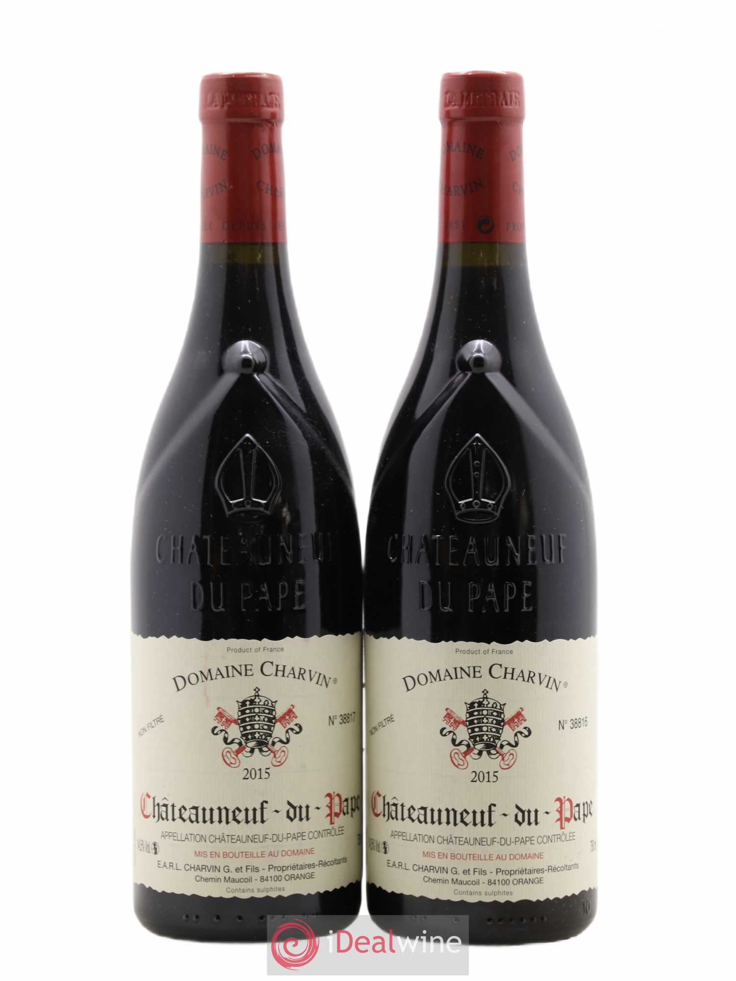 Châteauneuf-du-Pape Charvin (Domaine) 2015 - Lot de 2 bouteilles - 0