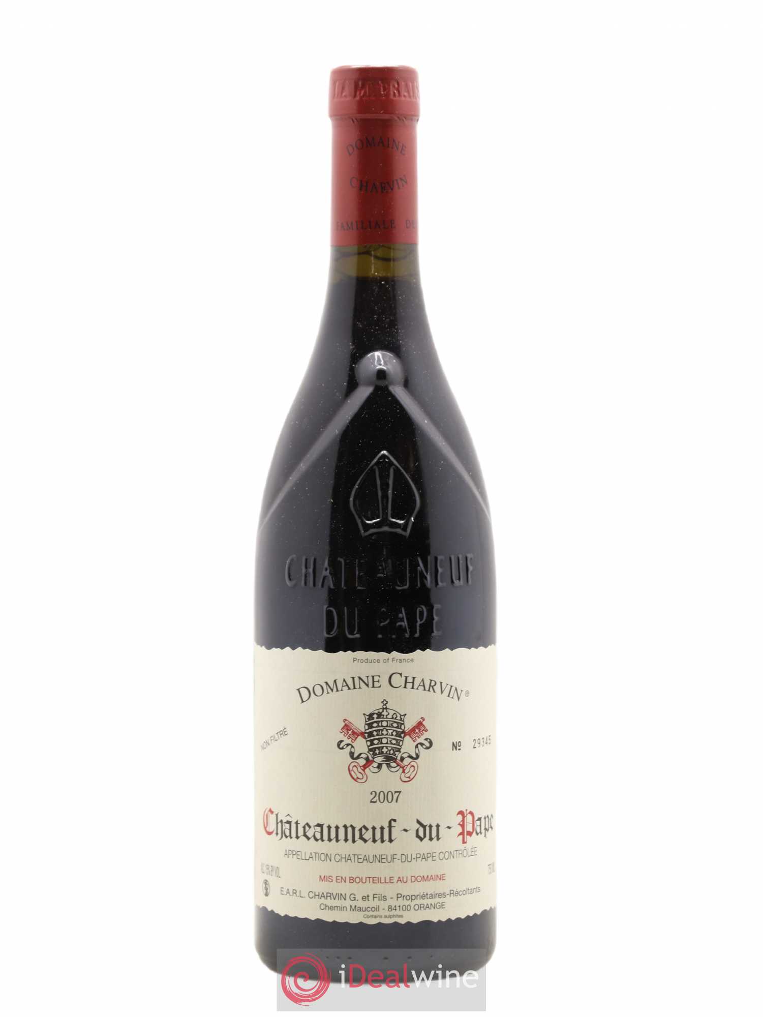 Châteauneuf-du-Pape Charvin (Domaine) 2007 - Lot de 1 bouteille - 0