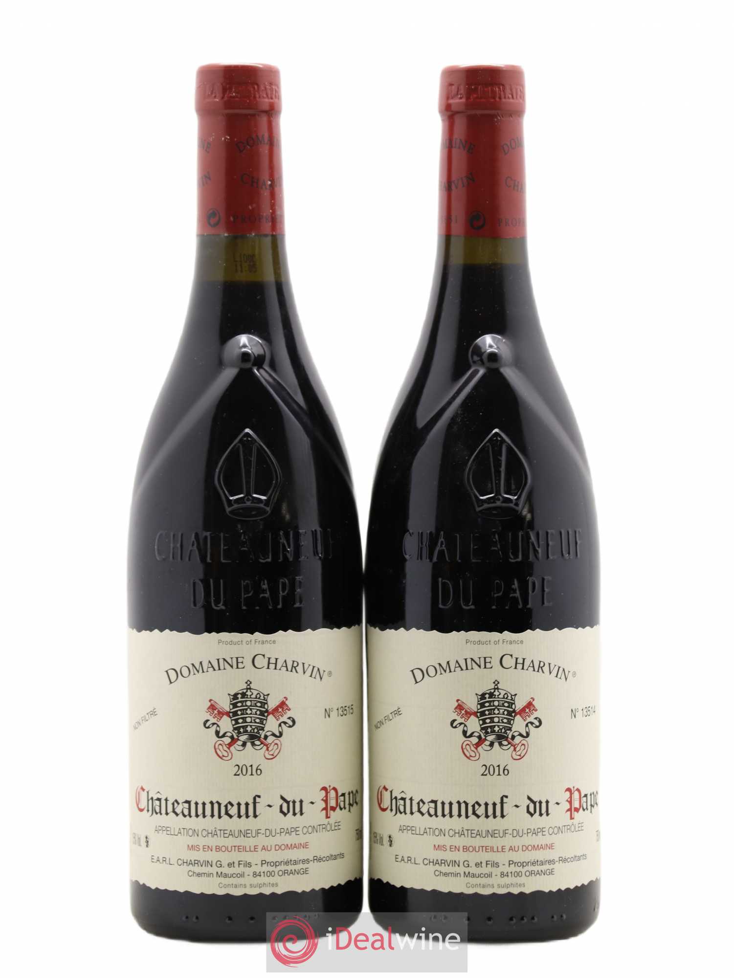 Châteauneuf-du-Pape Charvin (Domaine) 2016 - Lot de 2 bouteilles - 0