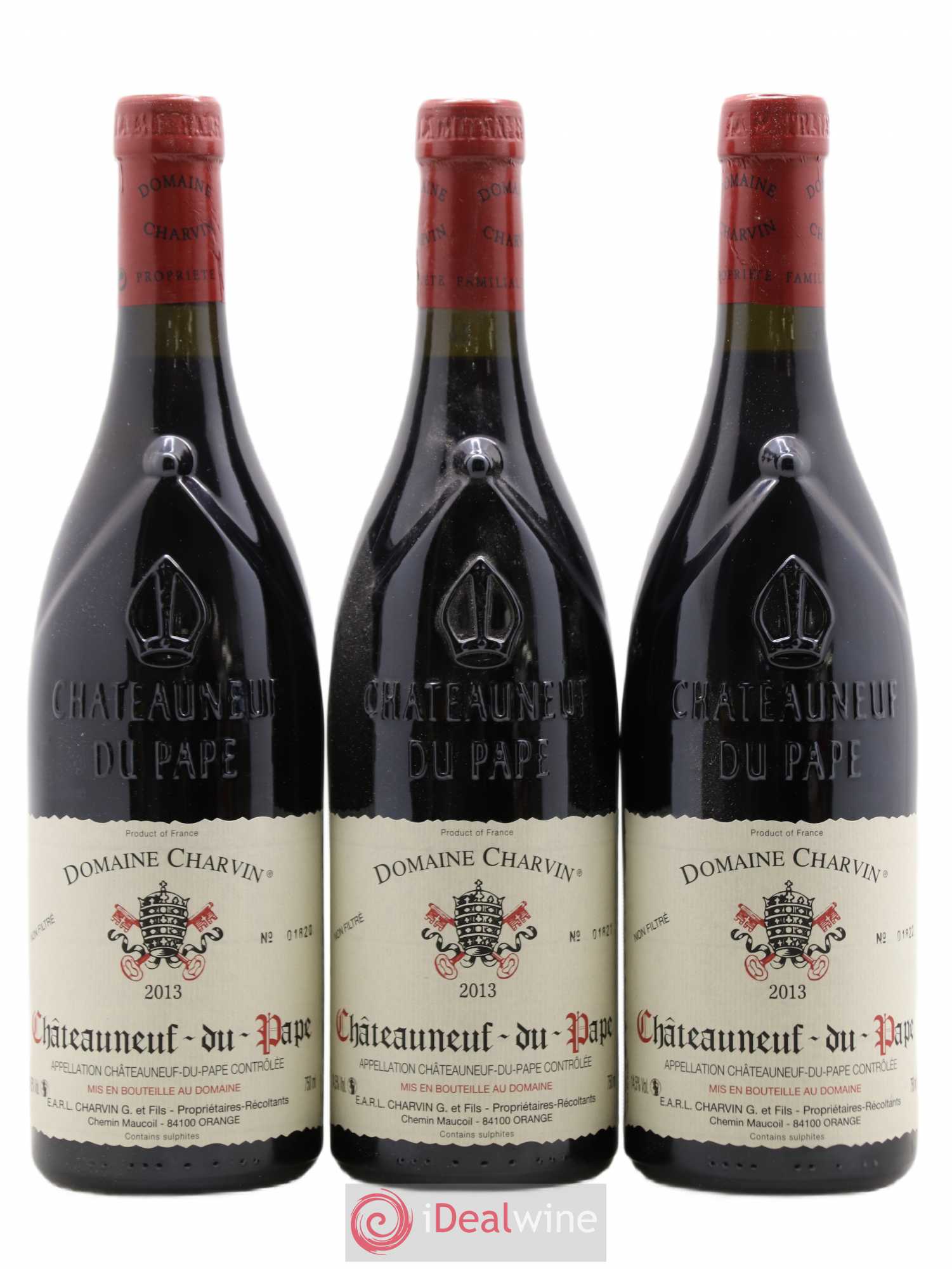Châteauneuf-du-Pape Charvin (Domaine) 2013 - Lot de 3 bouteilles - 0