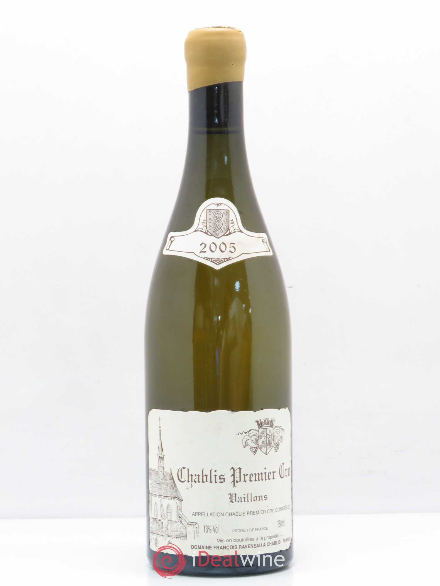 Chablis 1er Cru Vaillons Raveneau (Domaine) 2005 - Lot de 1 bouteille - 0