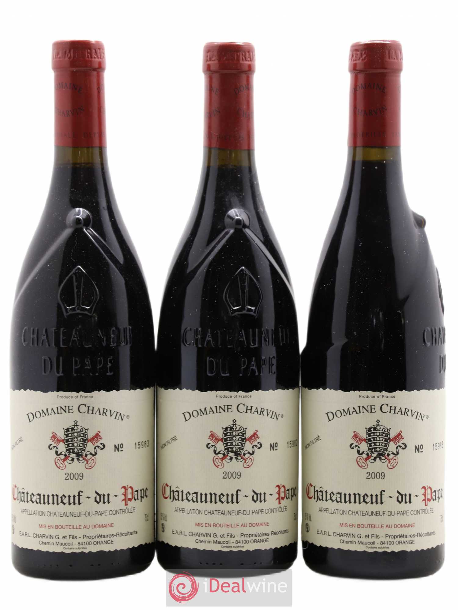 Châteauneuf-du-Pape Charvin (Domaine) 2009 - Lot de 3 bouteilles - 0