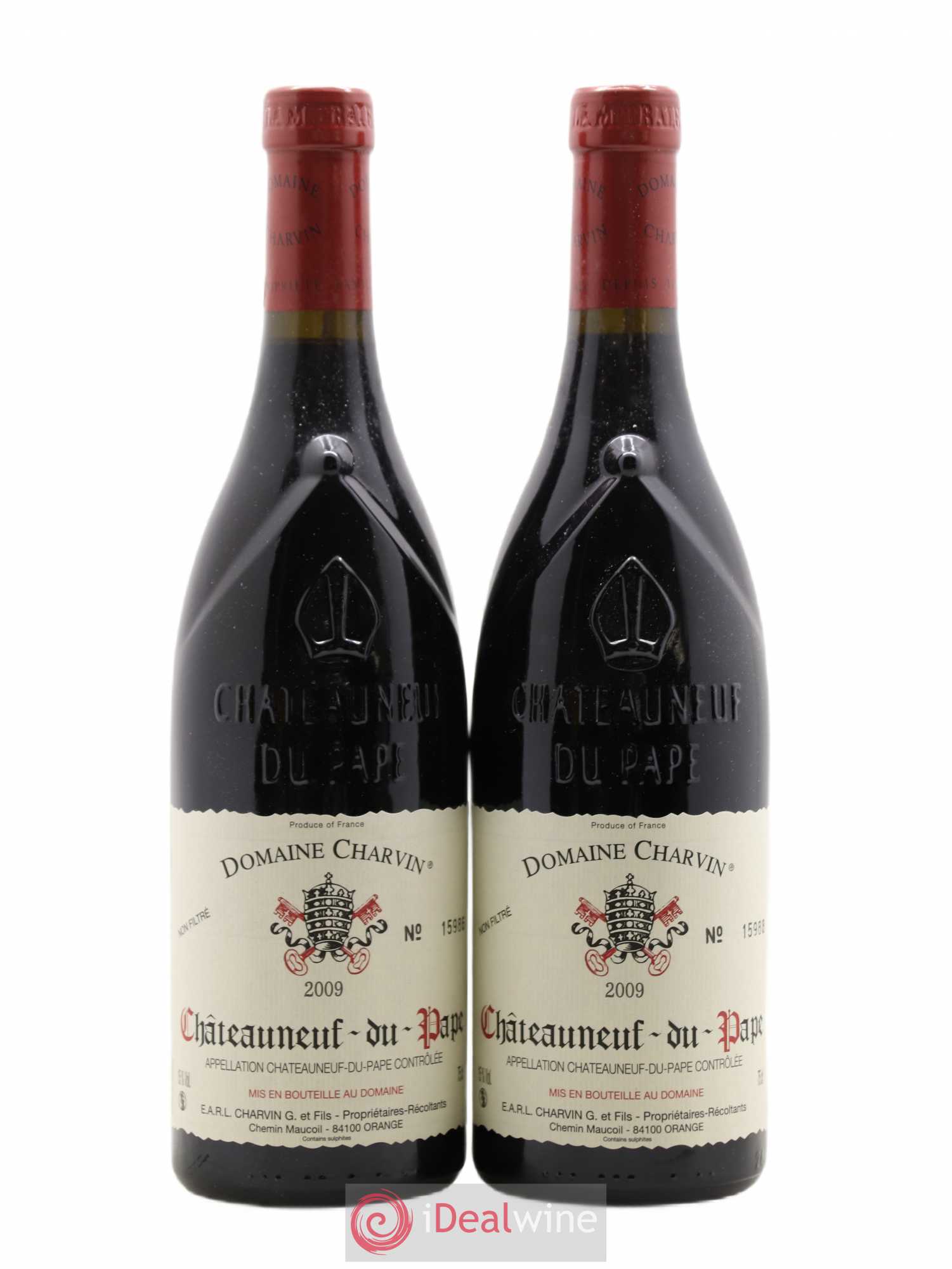 Châteauneuf-du-Pape Charvin (Domaine) 2009 - Lot de 2 bouteilles - 0