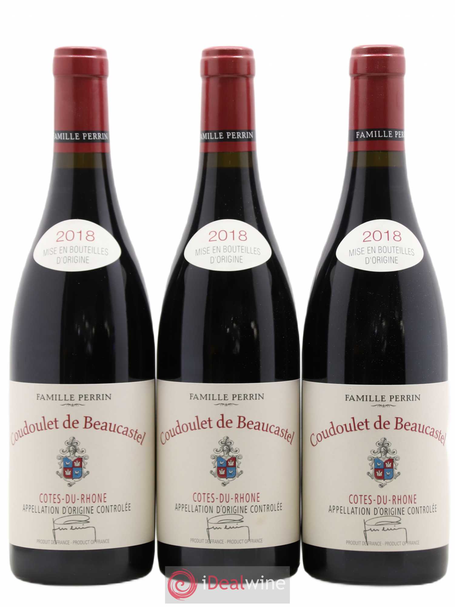 Côtes-du-Rhône Coudoulet de Beaucastel Famille Perrin 2018 - Lot de 6 bouteilles - 2