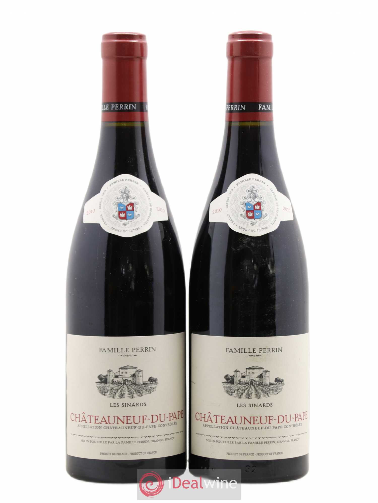 Châteauneuf-du-Pape Les Sinards Perrin 2010 - Lot de 2 bouteilles - 0