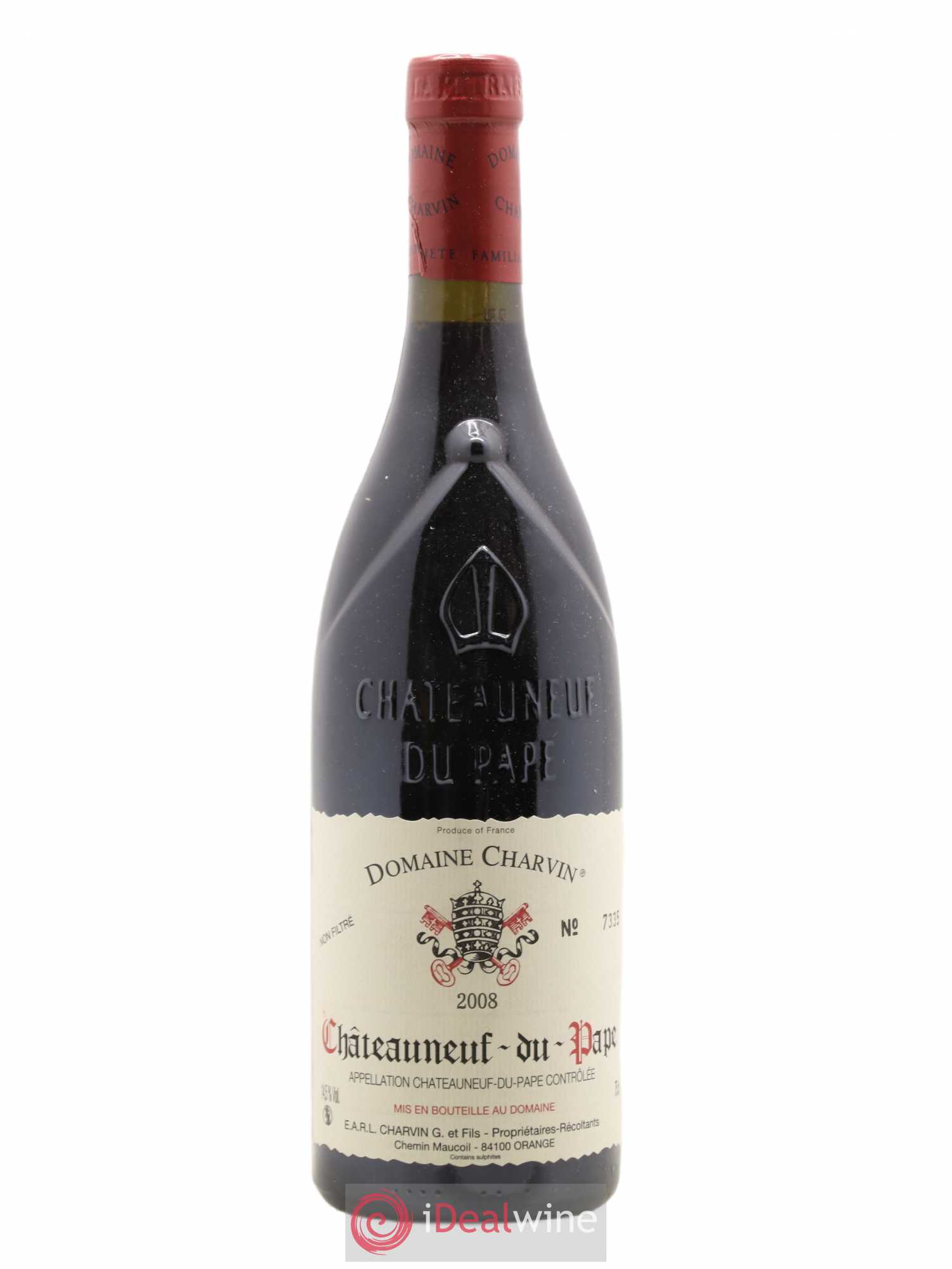 Châteauneuf-du-Pape Charvin (Domaine) 2008 - Lot de 1 bouteille - 0