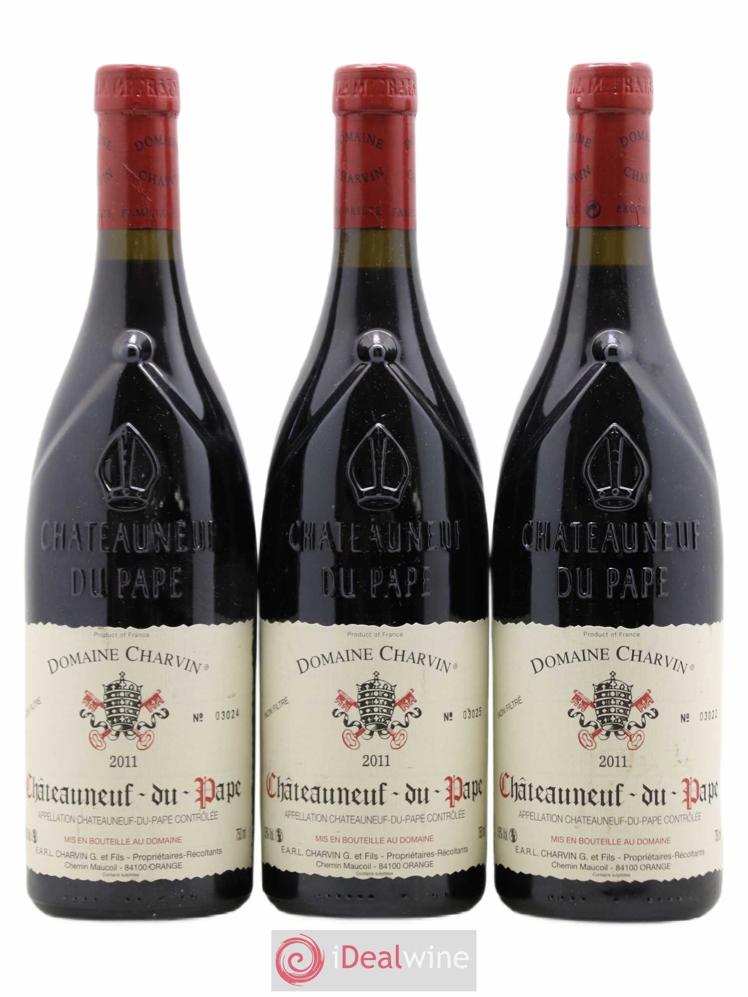 Châteauneuf-du-Pape Charvin (Domaine) 2011 - Lot de 6 bouteilles - 1