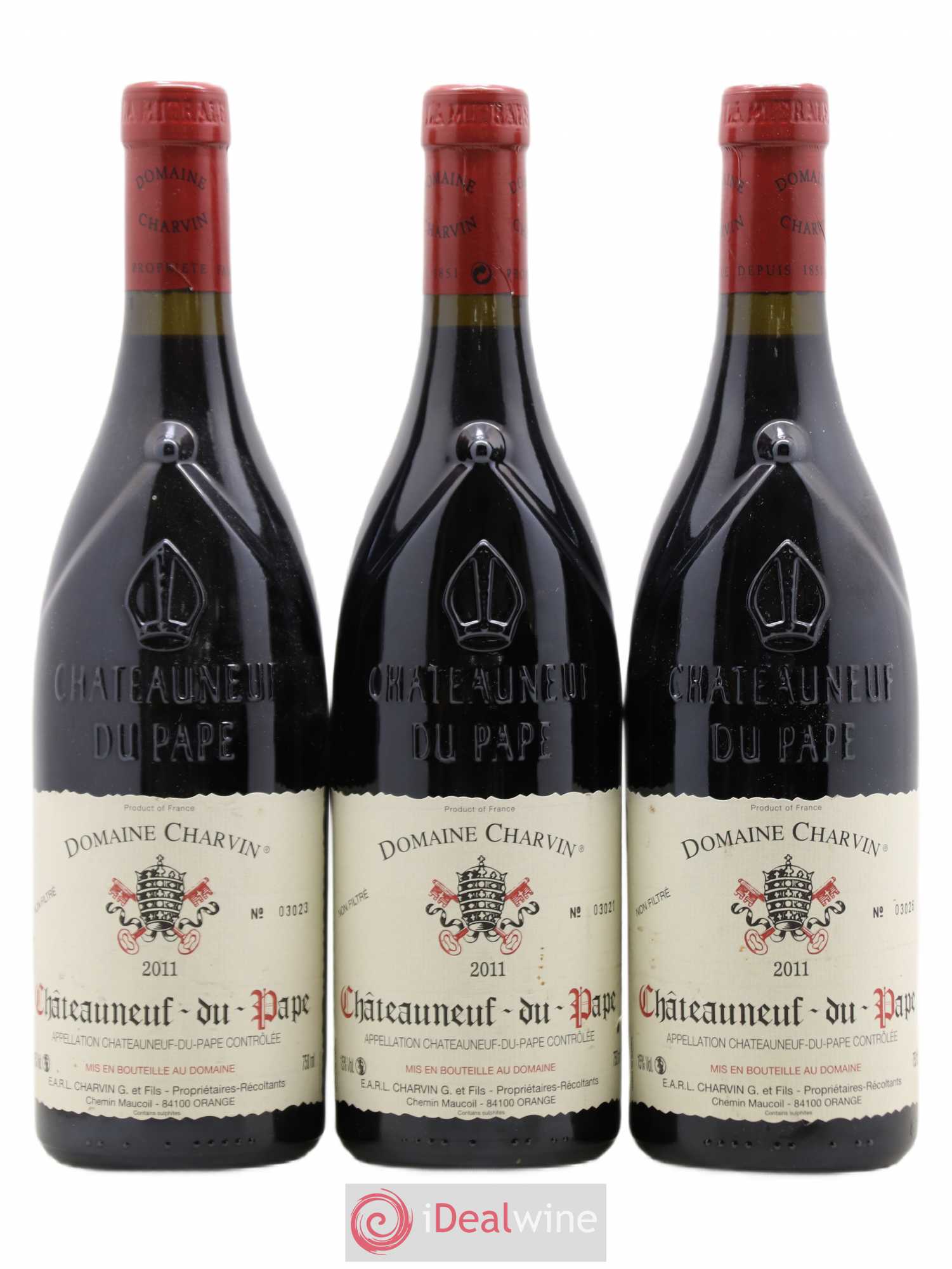 Châteauneuf-du-Pape Charvin (Domaine) 2011 - Lot de 6 bouteilles - 2