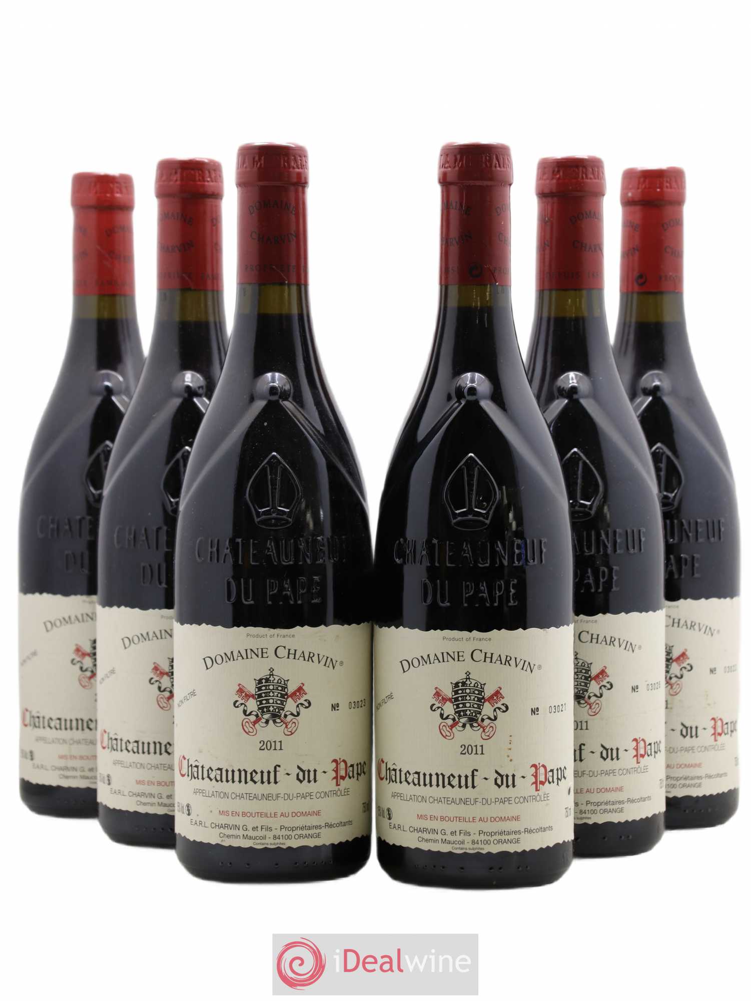 Châteauneuf-du-Pape Charvin (Domaine) 2011 - Lot de 6 bouteilles - 0