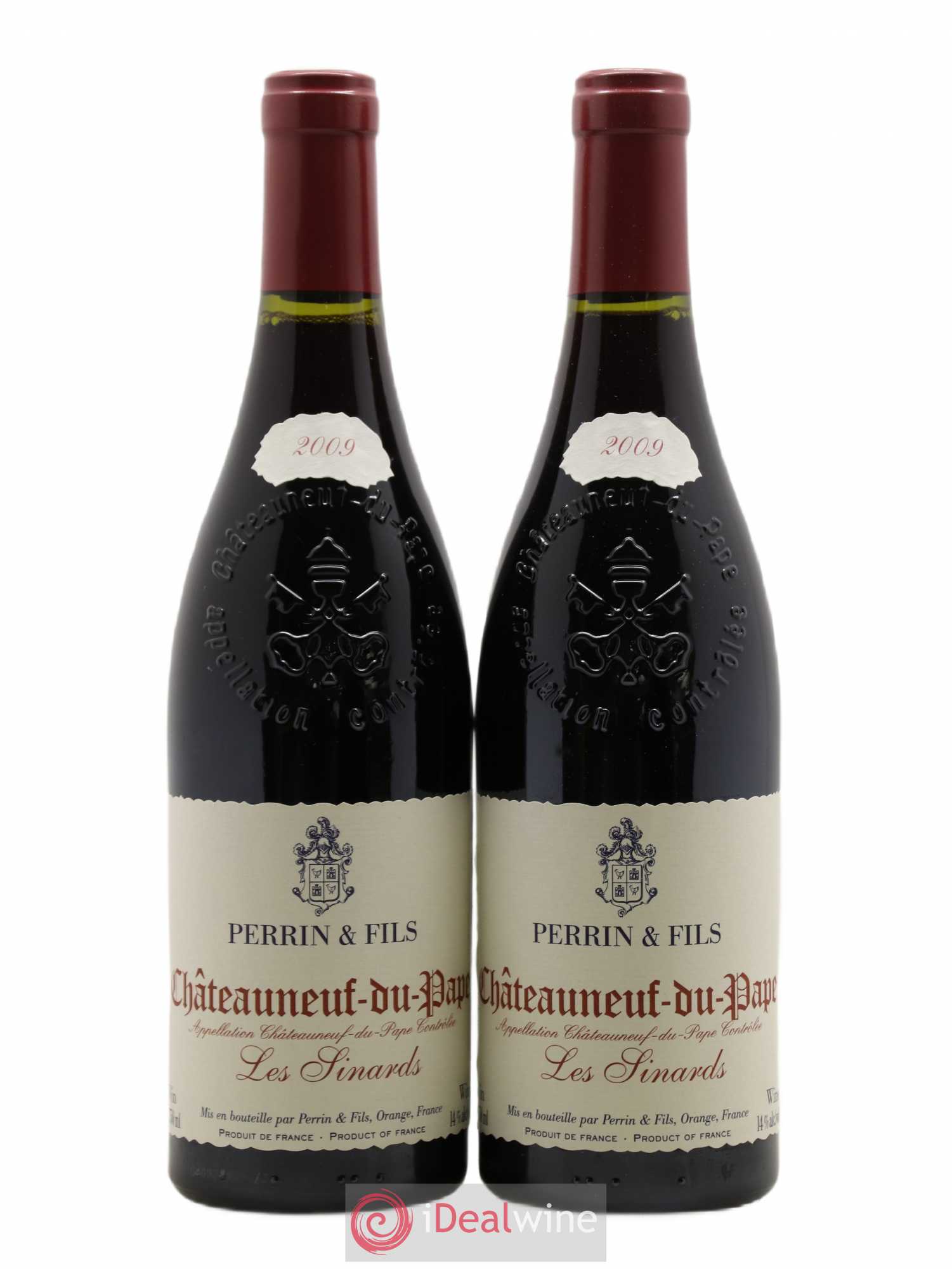 Châteauneuf-du-Pape Les Sinards Perrin 2009 - Lot de 2 bouteilles - 0