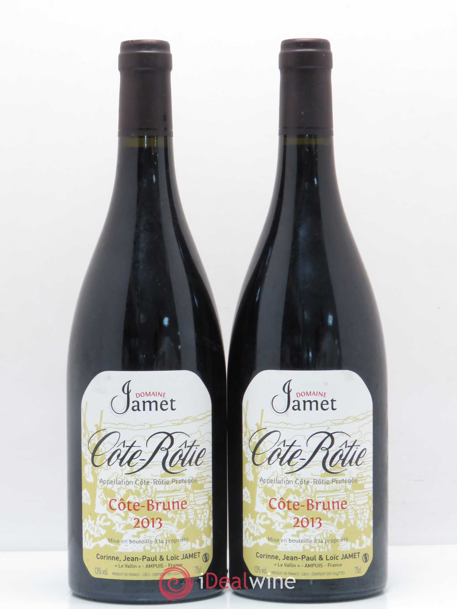 Côte-Rôtie Côte Brune Jamet (Domaine) 2013 - Lot de 2 bouteilles - 0