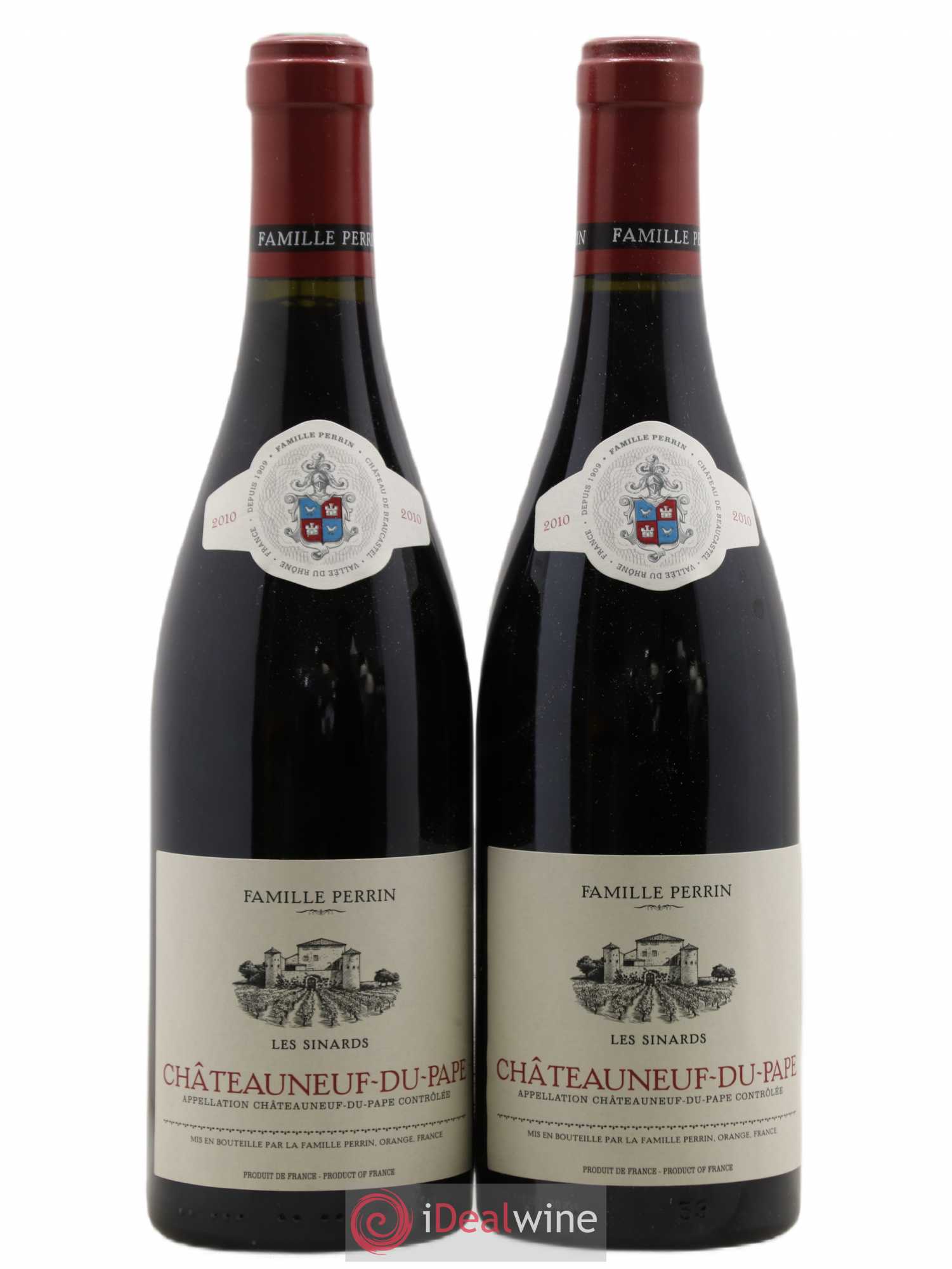 Châteauneuf-du-Pape Les Sinards Perrin 2010 - Lot de 2 bouteilles - 0