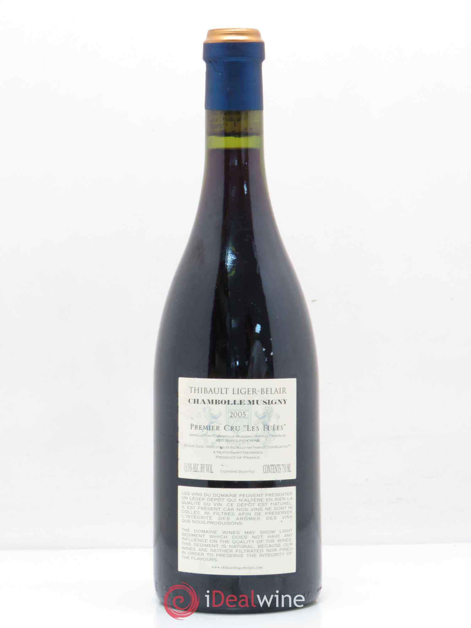 Chambolle-Musigny 1er Cru Les Fuées Thibault Liger-Belair 2005 - Lot de 1 bouteille - 1
