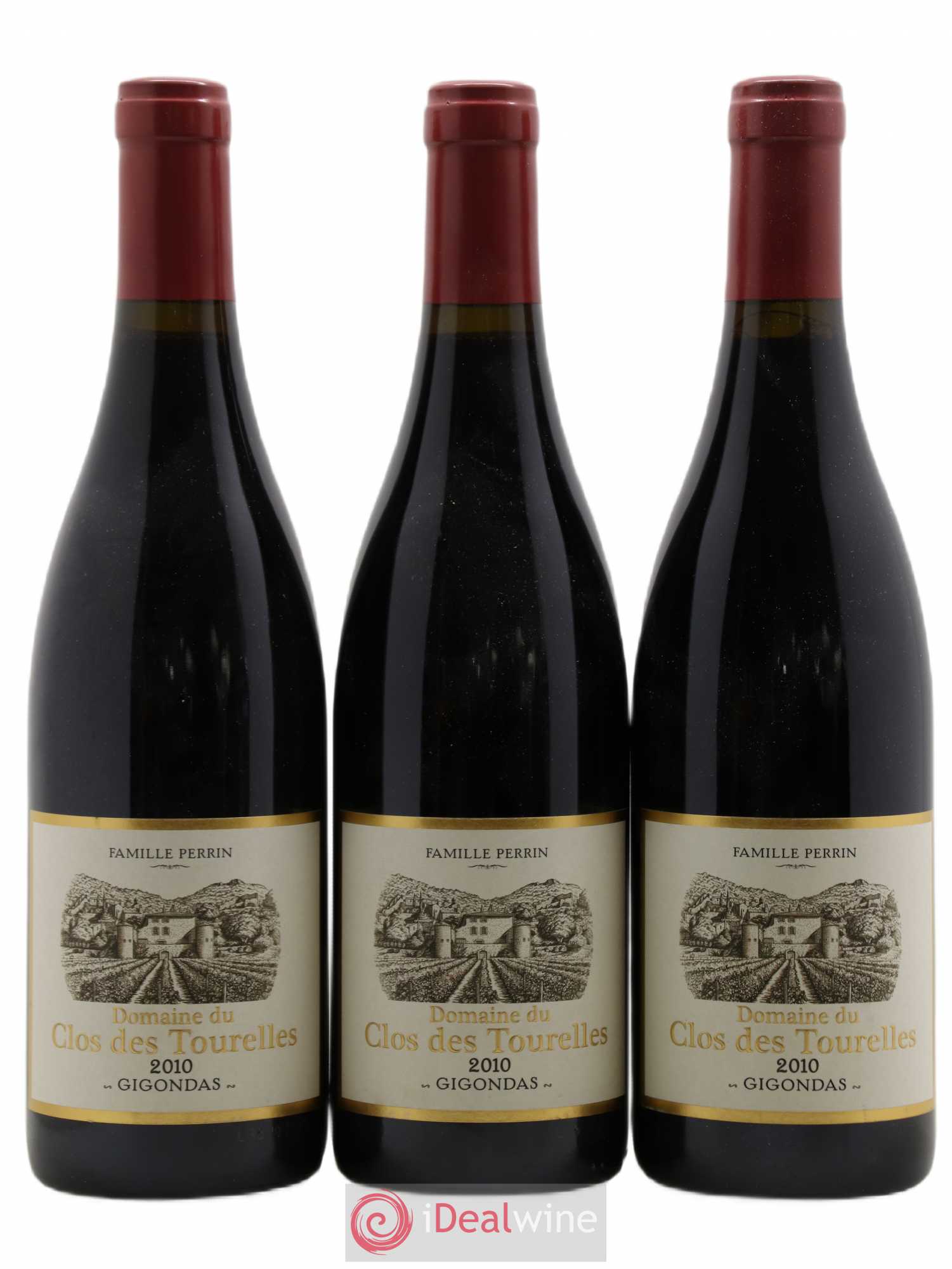 Gigondas Clos Des Tourelles (Domaine du) Famille Perrin 2010 - Lot de 3 bouteilles - 0