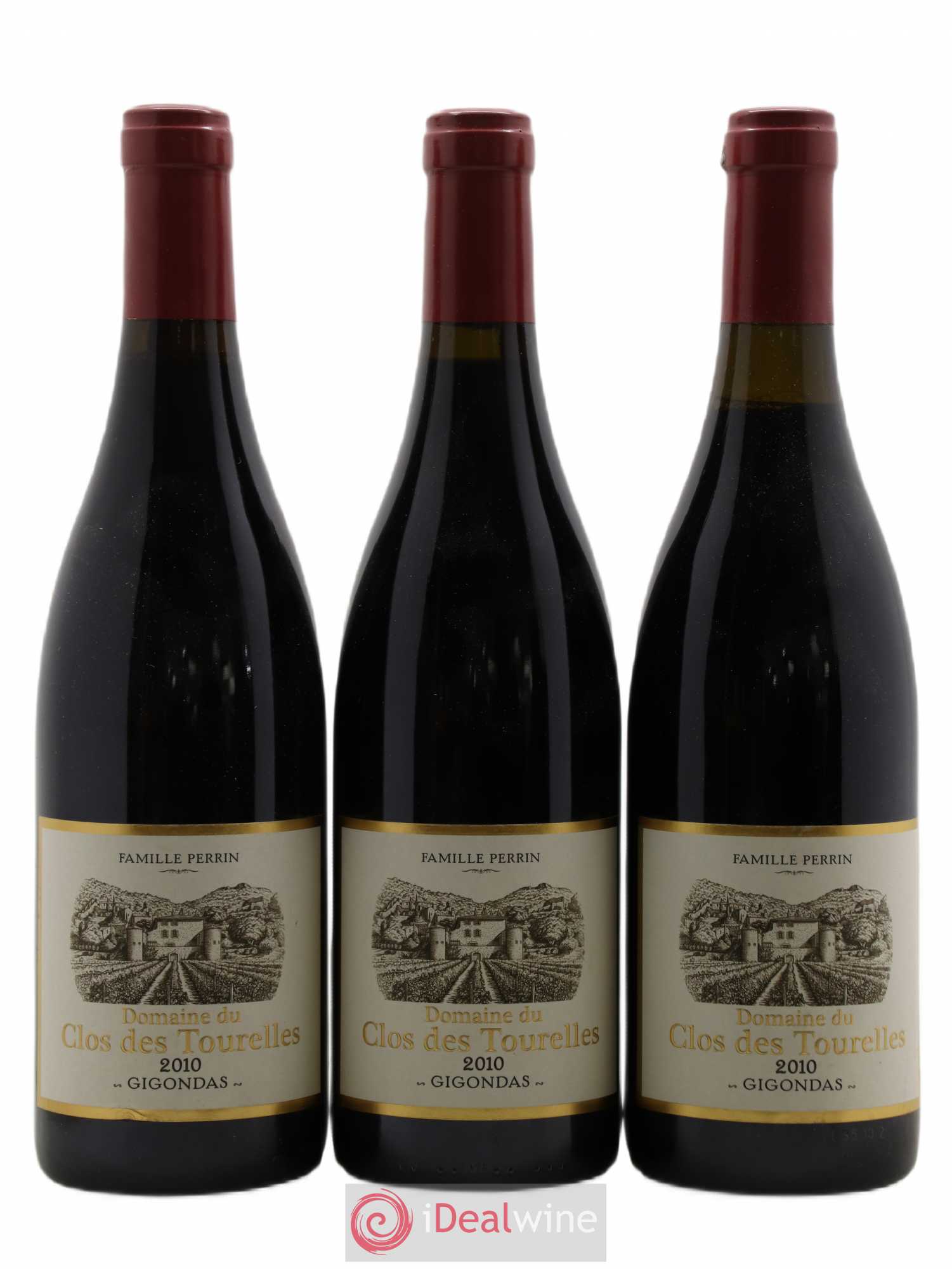 Gigondas Clos Des Tourelles (Domaine du) Famille Perrin 2010 - Posten von 3 Flaschen - 0