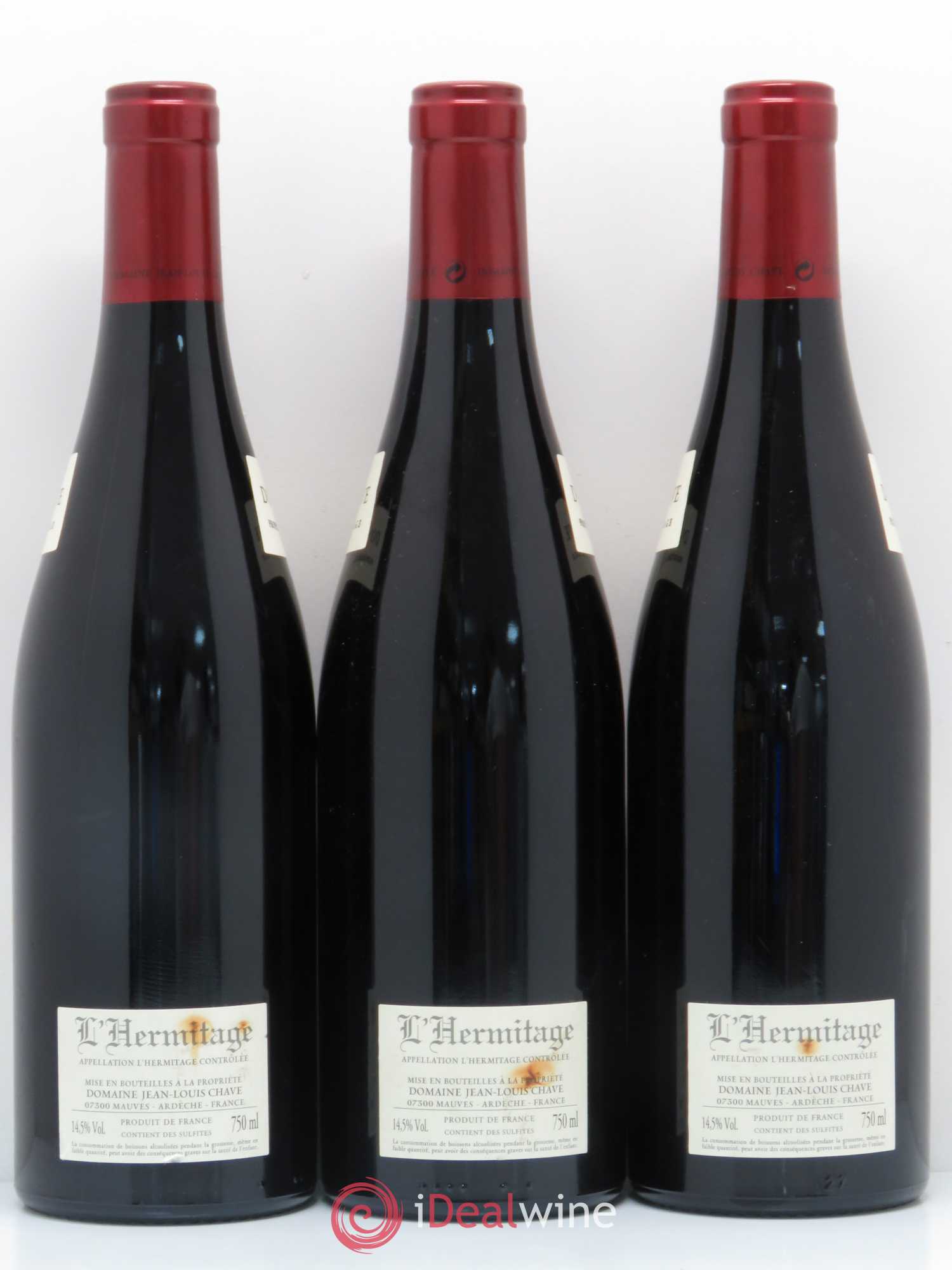 Hermitage Jean-Louis Chave 2015 - Lot de 3 bouteilles - 1