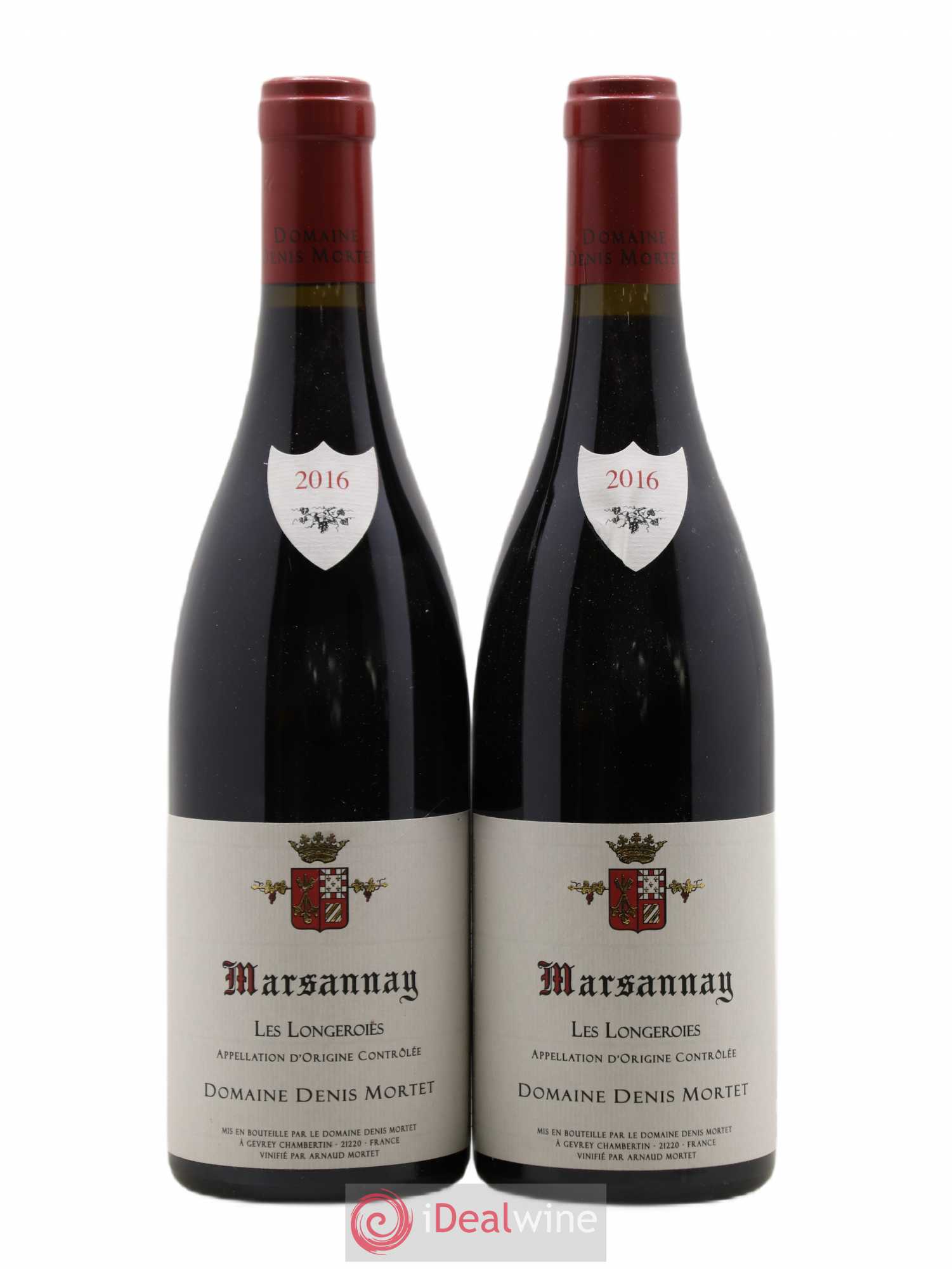 Marsannay Les Longeroies Denis Mortet (Domaine) 2016 - Lot de 2 bouteilles - 0
