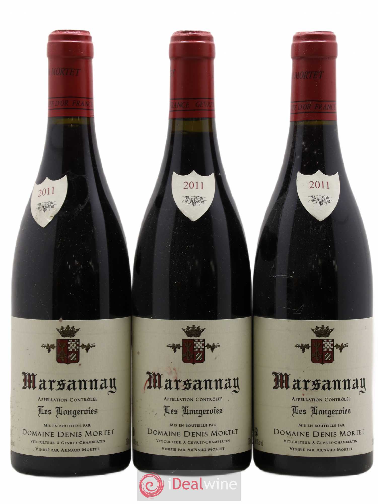 Marsannay Les Longeroies Denis Mortet (Domaine) 2011 - Lot de 3 bouteilles - 0