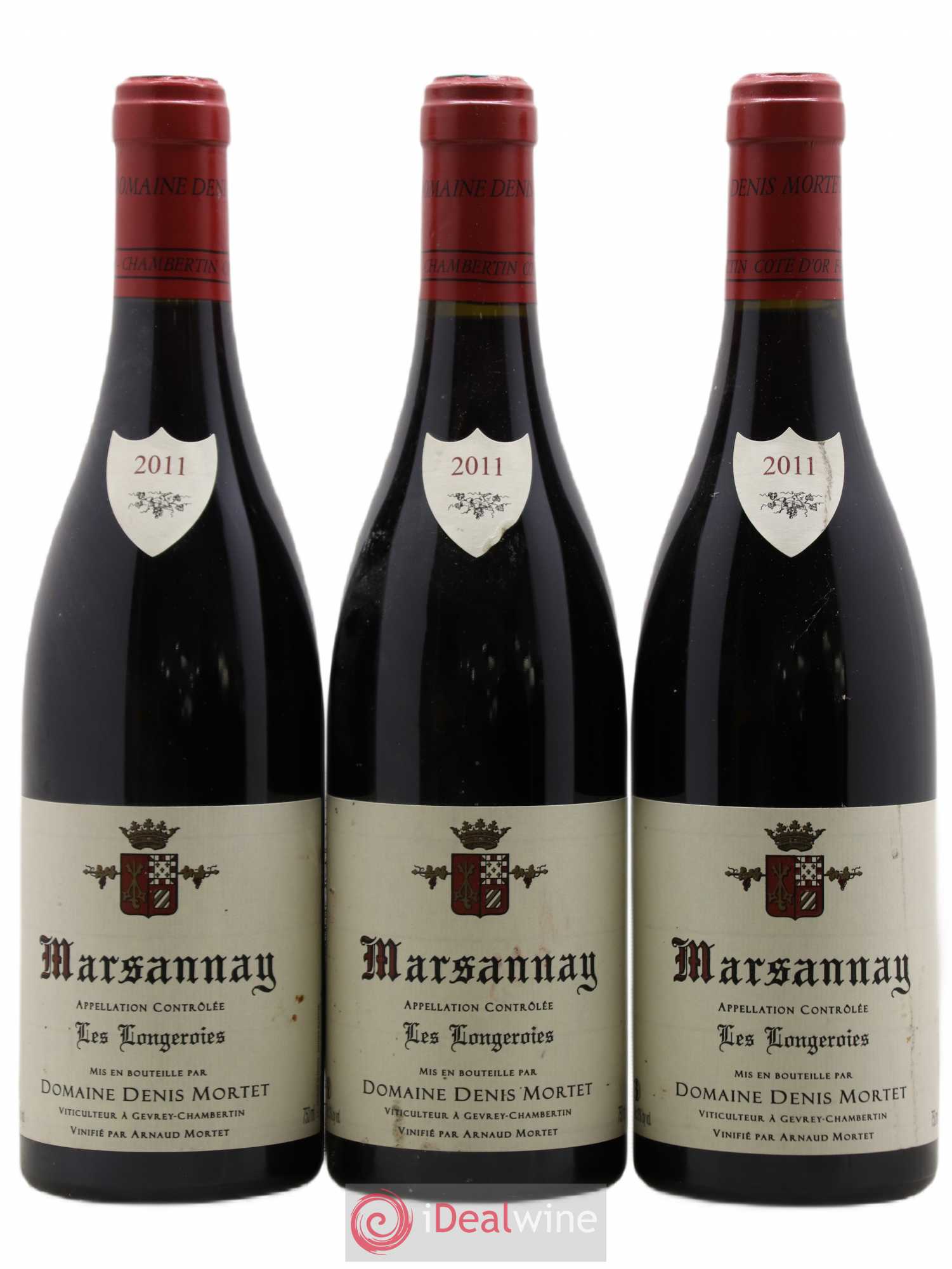 Marsannay Les Longeroies Denis Mortet (Domaine) 2011 - Lot de 3 bouteilles - 0