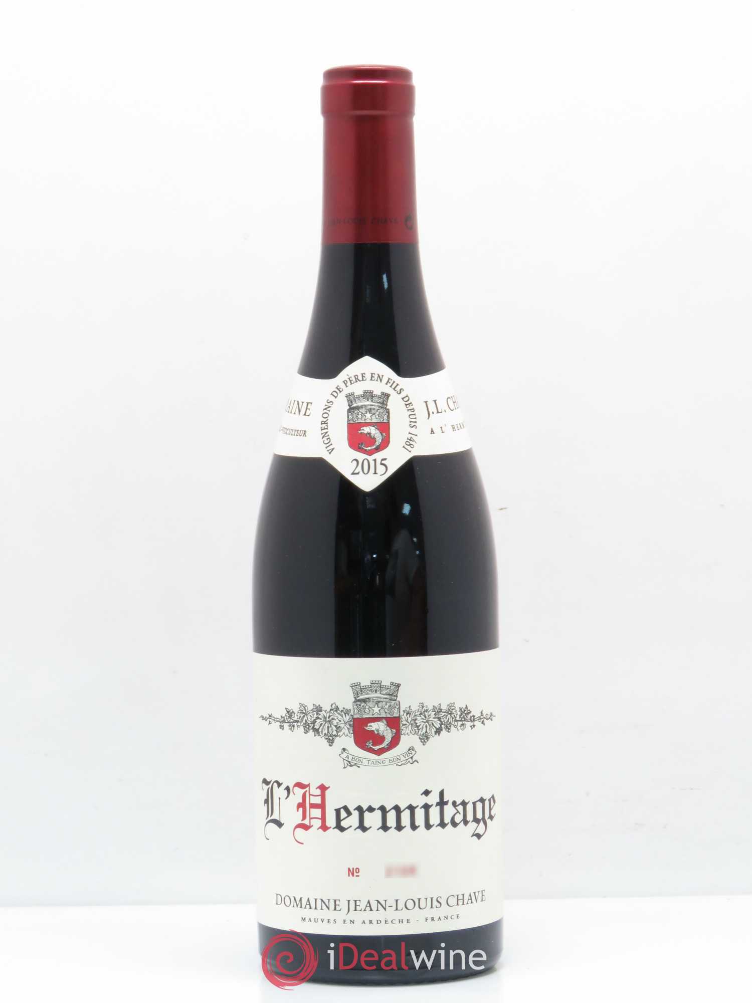 Hermitage Jean-Louis Chave 2015 - Lot de 1 bouteille - 0
