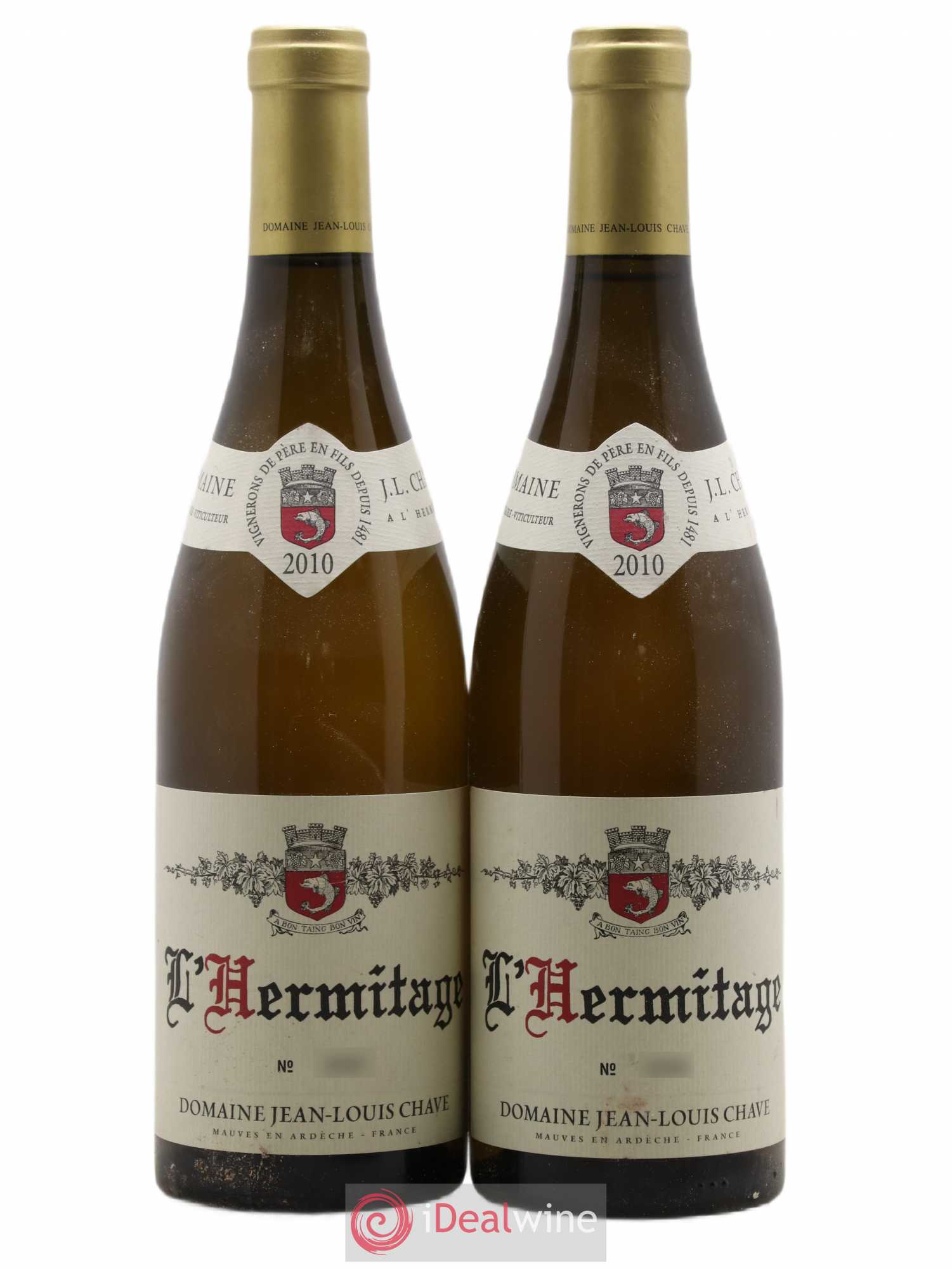 Hermitage Jean-Louis Chave 2010 - Lot de 2 bouteilles - 0