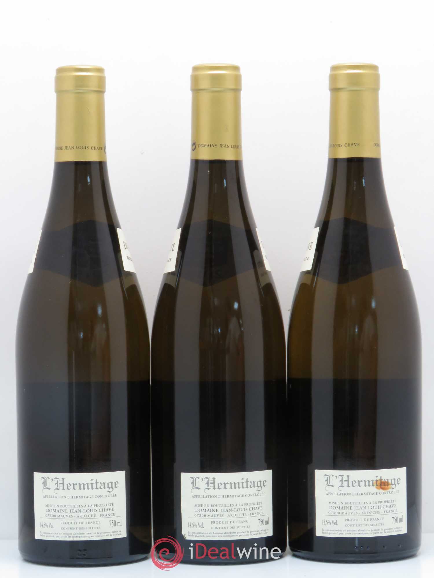 Hermitage Jean-Louis Chave 2015 - Lot de 3 bouteilles - 1