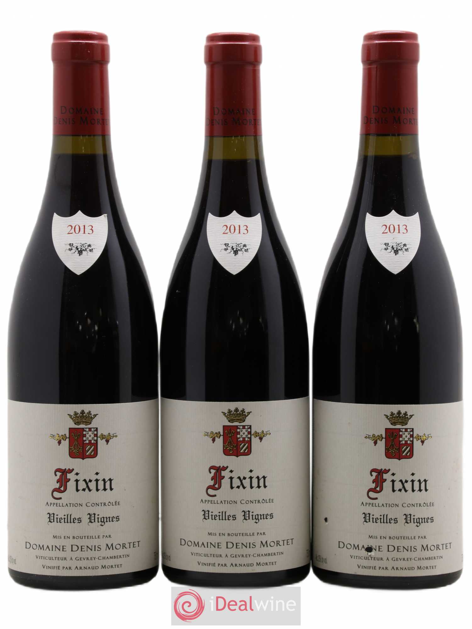 Fixin Vieilles vignes Denis Mortet 2013 - Posten von 3 Flaschen - 0