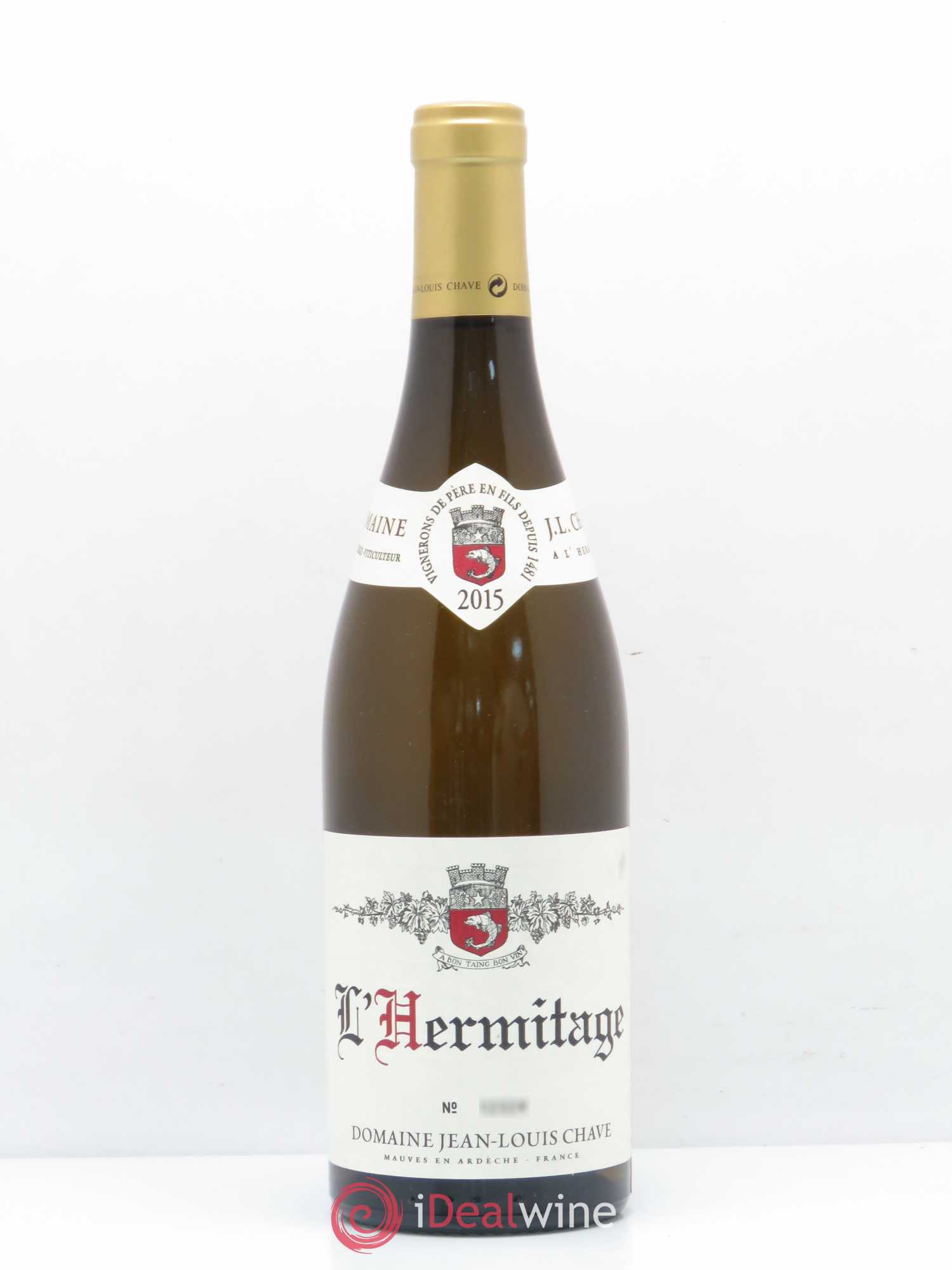 Hermitage Jean-Louis Chave 2015 - Lot de 1 bouteille - 0