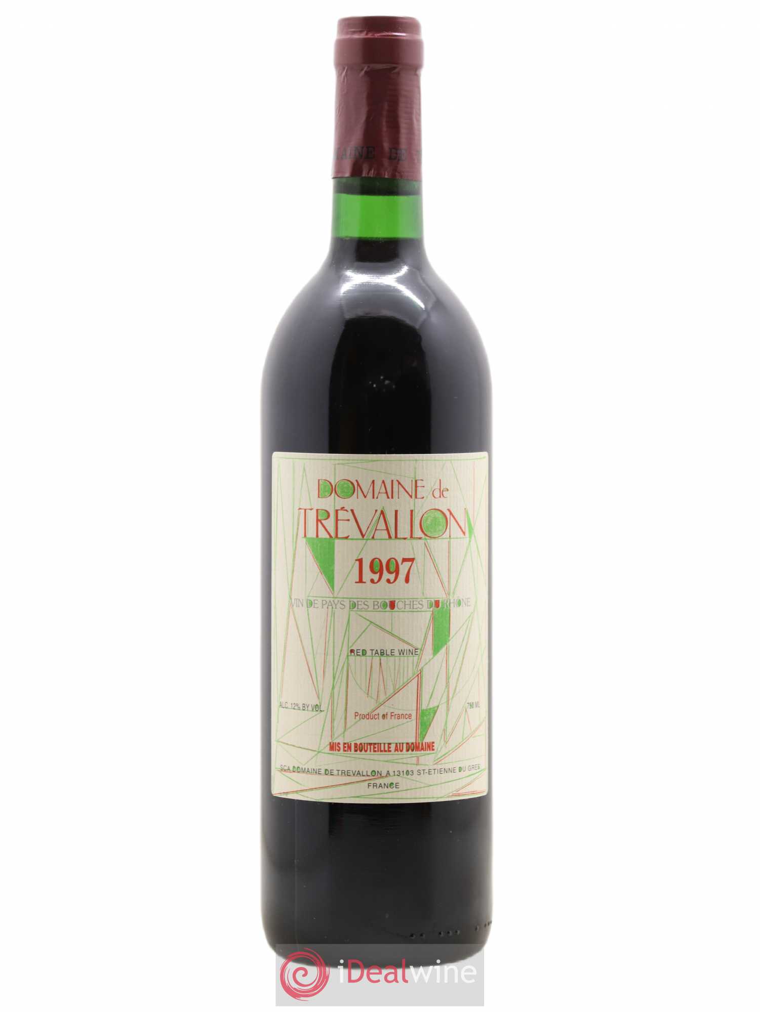 VDP Bouches du Rhône Trévallon (Domaine de) Eloi Dürrbach 1997 - Lot de 1 bouteille - 0